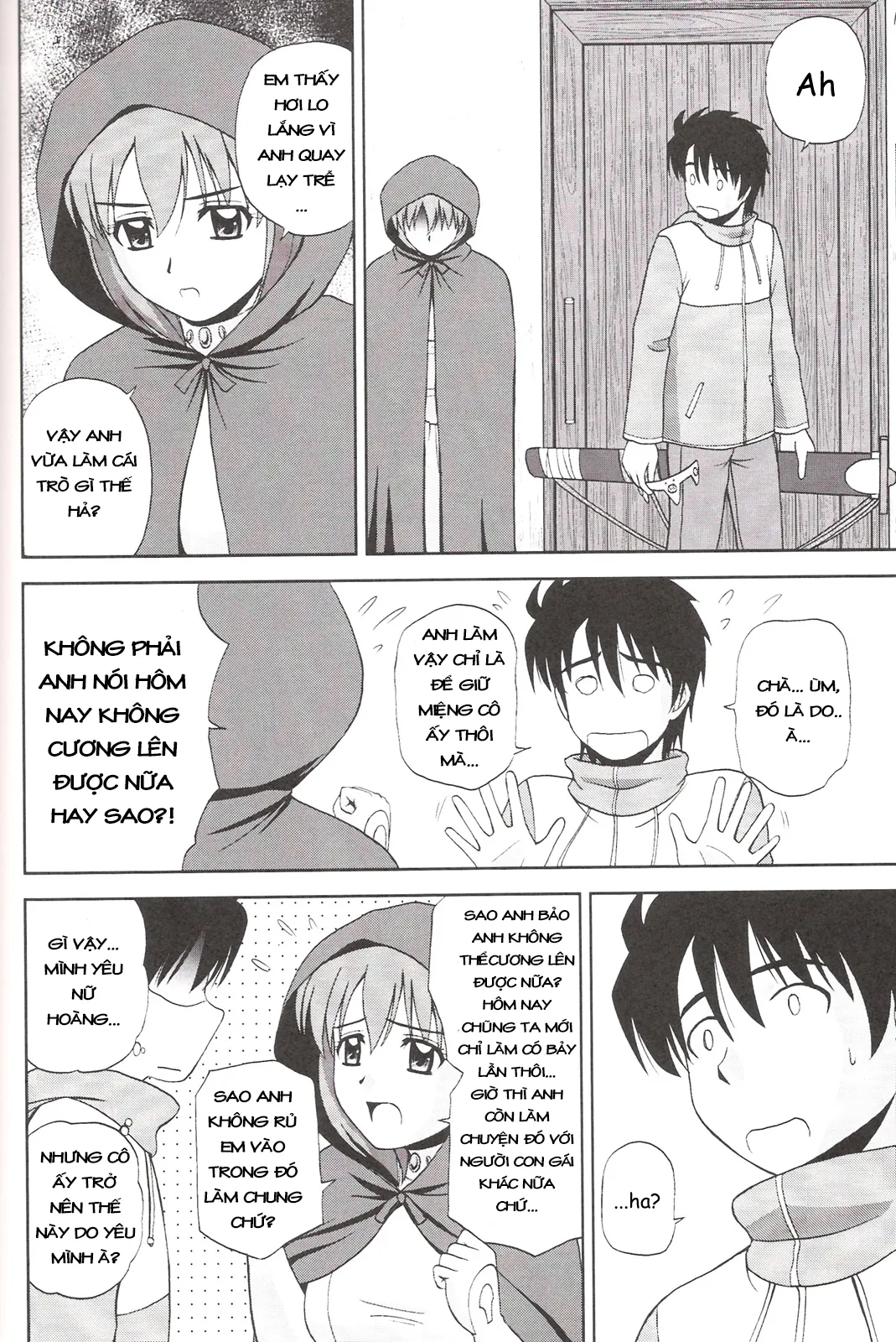 HentaiVN.net - Ảnh 24 - Le Beau Maitre (Zero no Tsukaima) [Zero no tsukaima; Zero No Tsukaima; Zero no Tsukaima] - Chap 7 - Chủ khách sạn chữa bệnh *ý sinh liếu*