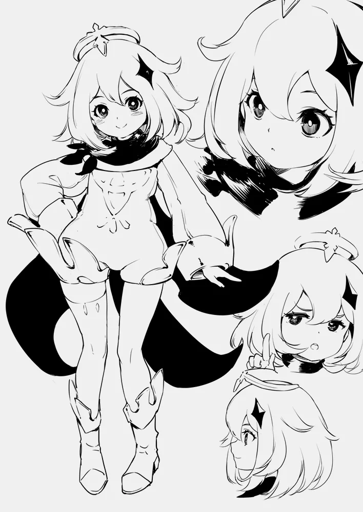 HentaiVN.net - Ảnh 10 - Paimon Ecchi Manga [パイモンえっち漫画] - Oneshot