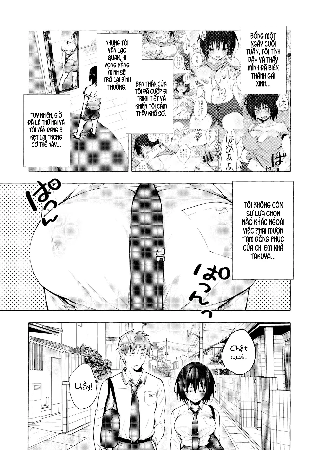HentaiVN.net - Ảnh 5 - Cuộc sống tình dục mới của Akira-kun! [TS Akira-kun no Seiseikatsu; TSあきら君の性生活] - Chap 2