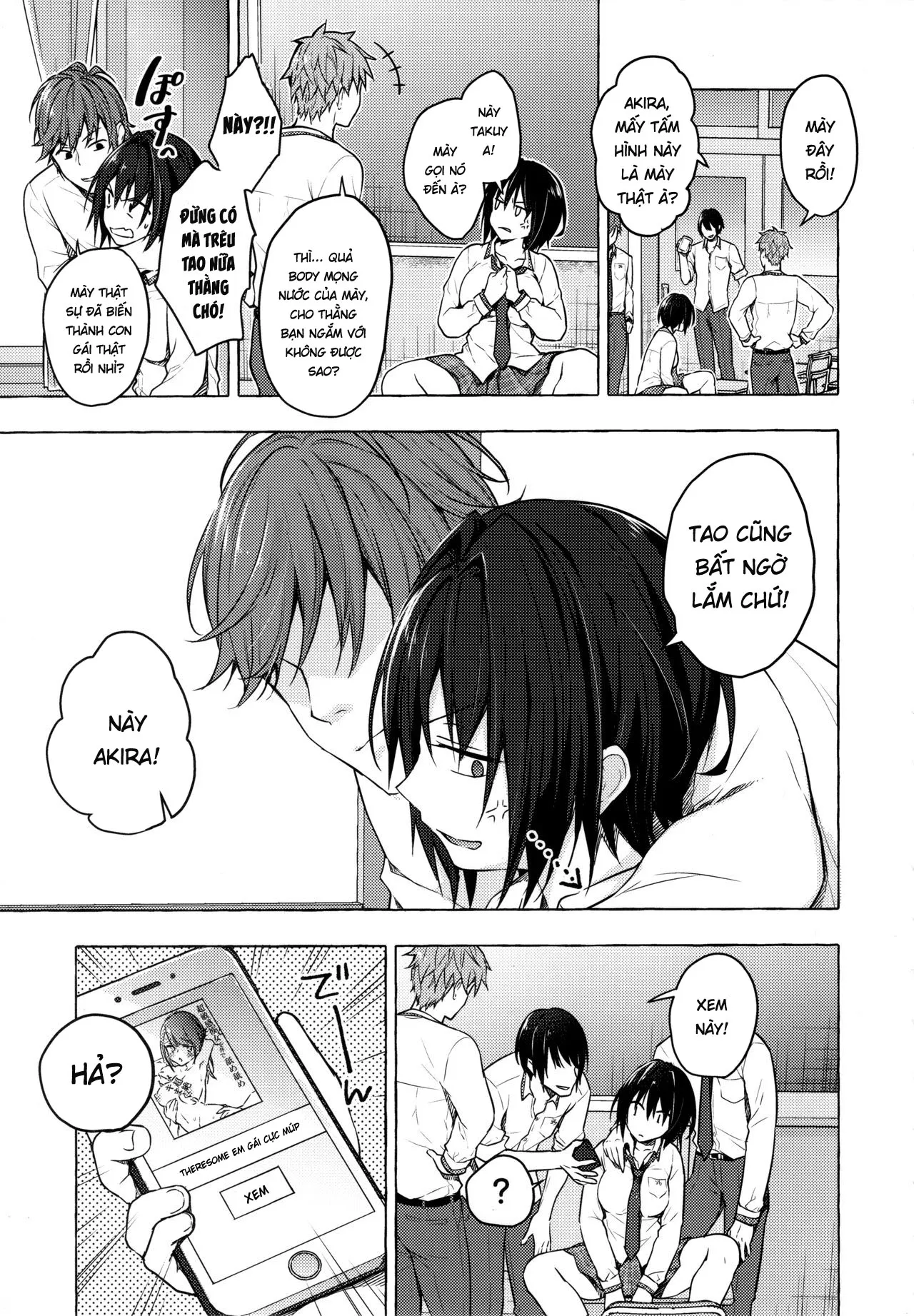 HentaiVN.net - Ảnh 4 - Cuộc sống tình dục mới của Akira-kun! [TS Akira-kun no Seiseikatsu; TSあきら君の性生活] - Chap 3