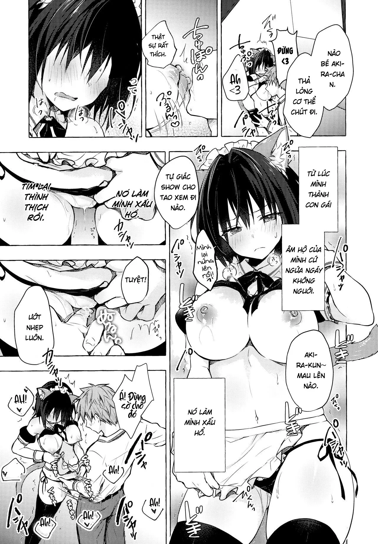 HentaiVN.net - Ảnh 12 - Cuộc sống tình dục mới của Akira-kun! [TS Akira-kun no Seiseikatsu; TSあきら君の性生活] - Chp 4
