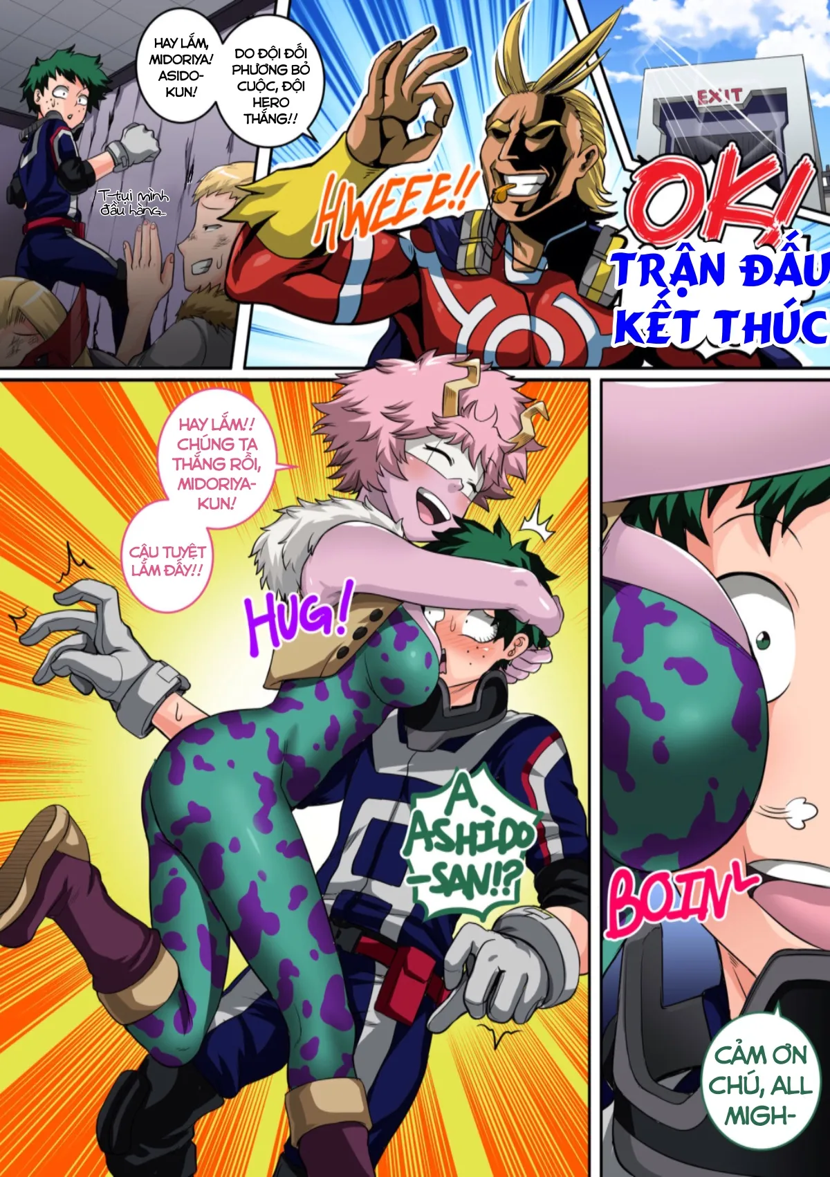 HentaiVN.net - Ảnh 3 - Boku no Harem Academia (Boku no Hero Academia) [Học viện Harem của tôi] - Chap 4.1: Con quỷ nhỏ