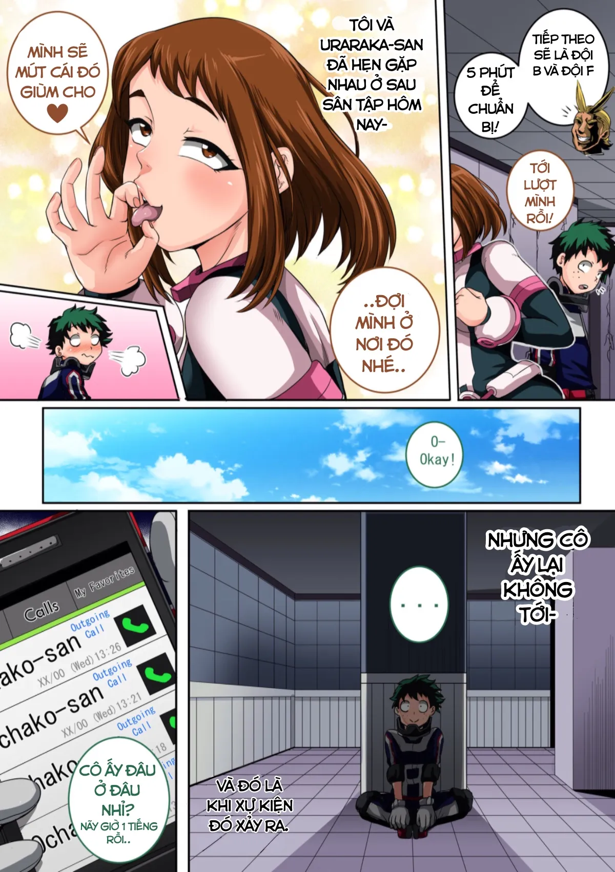 HentaiVN.net - Ảnh 6 - Boku no Harem Academia (Boku no Hero Academia) [Học viện Harem của tôi] - Chap 4.1: Con quỷ nhỏ