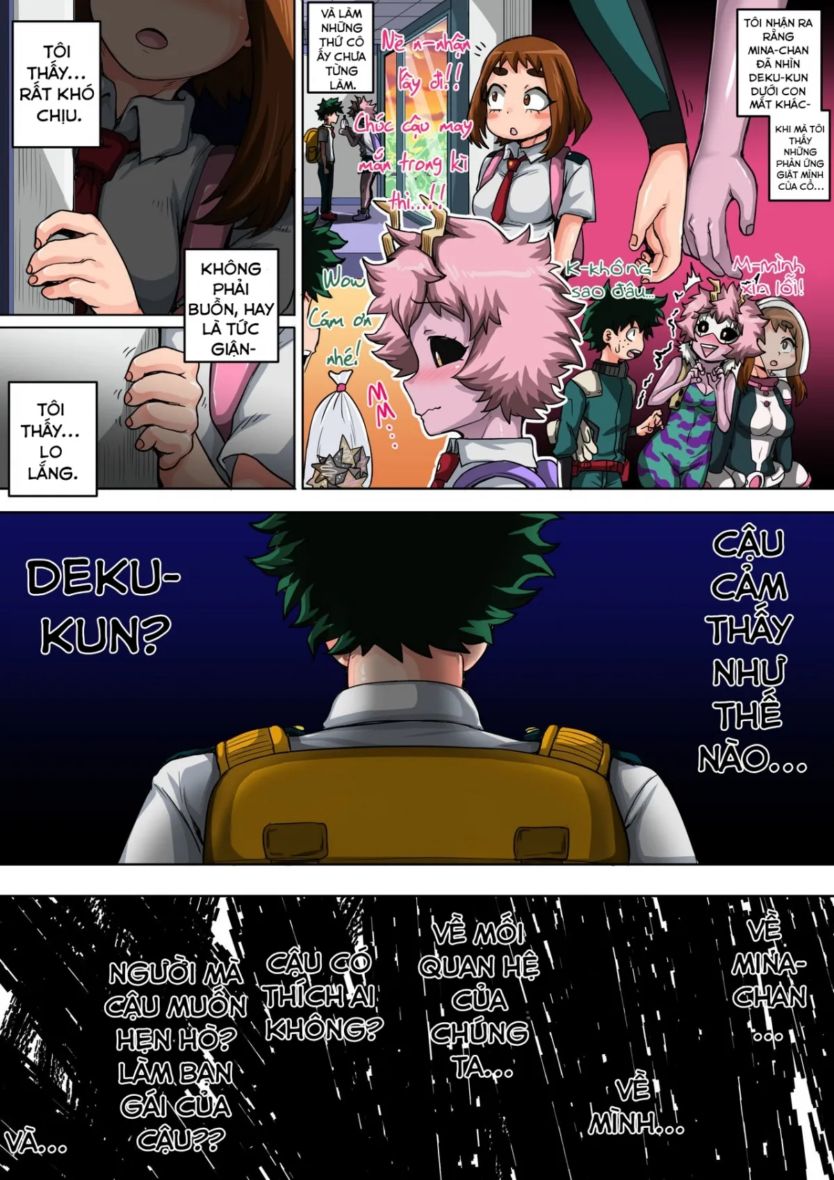 HentaiVN.net - Ảnh 4 - Boku no Harem Academia (Boku no Hero Academia) [Học viện Harem của tôi] - Chap 5.3: Đối thủ mới (ngắn + ít hành động)
