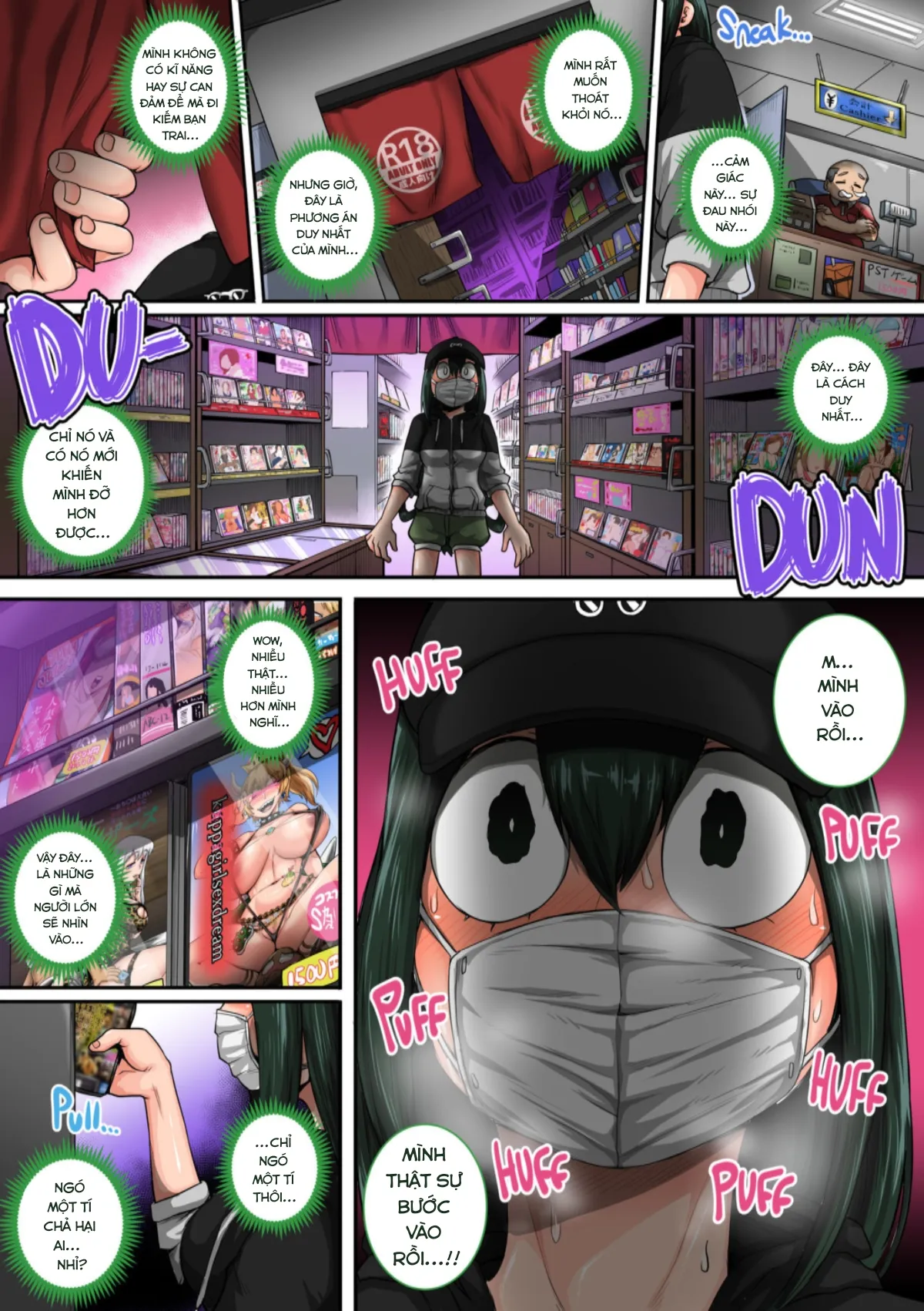 HentaiVN.net - Ảnh 13 - Boku no Harem Academia (Boku no Hero Academia) [Học viện Harem của tôi] - Chap 6.1: Ếch ộp