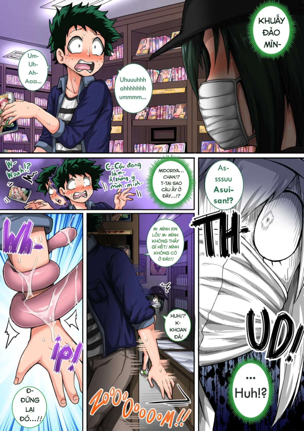 HentaiVN.net - Ảnh 16 - Boku no Harem Academia (Boku no Hero Academia) [Học viện Harem của tôi] - Chap 6.1: Ếch ộp