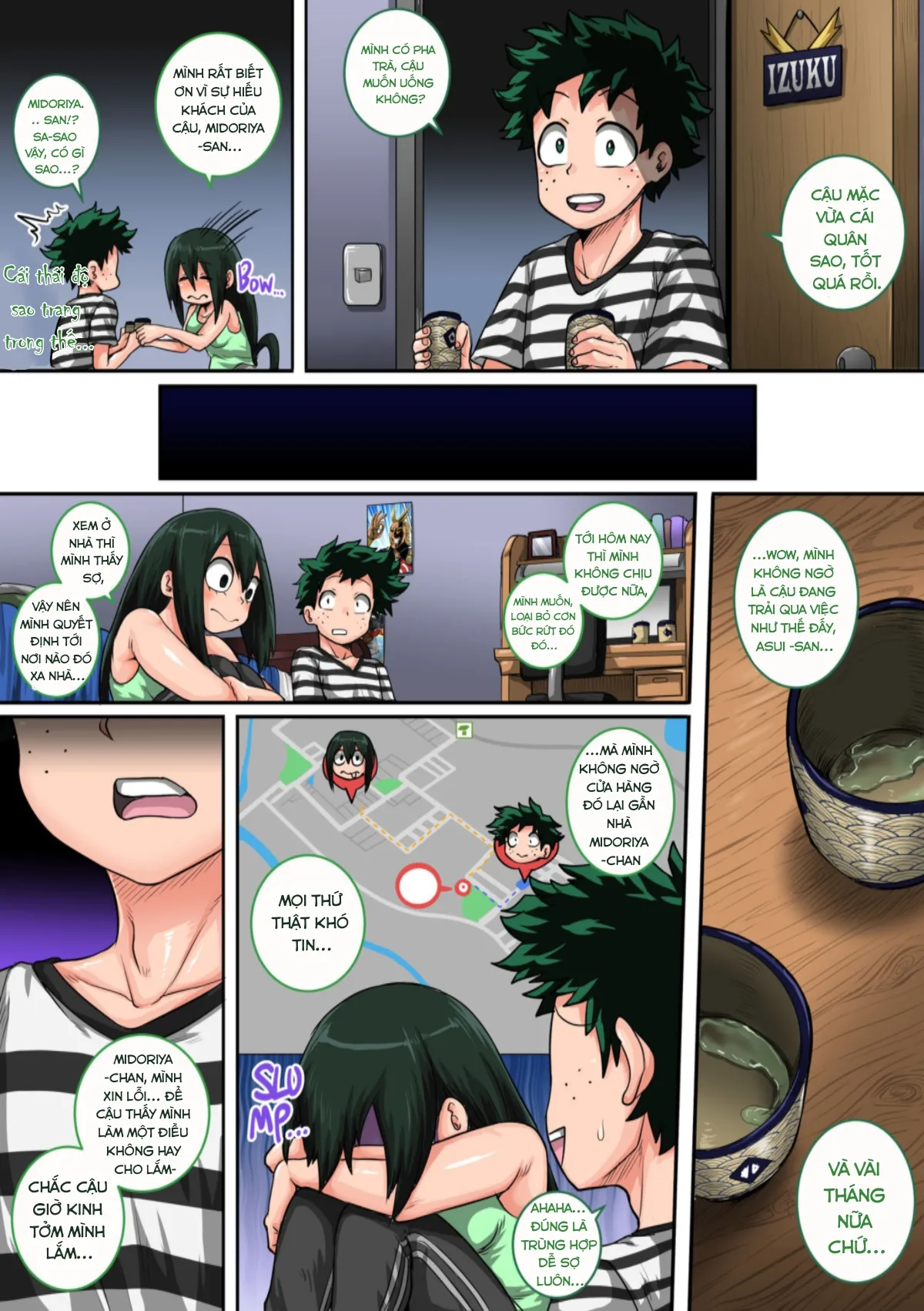 HentaiVN.net - Ảnh 21 - Boku no Harem Academia (Boku no Hero Academia) [Học viện Harem của tôi] - Chap 6.1: Ếch ộp