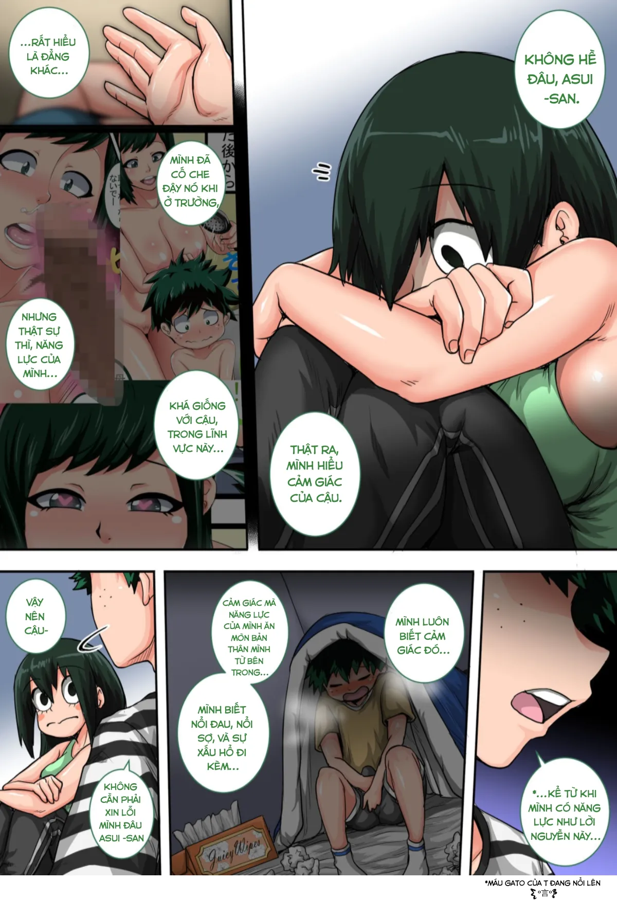 HentaiVN.net - Ảnh 22 - Boku no Harem Academia (Boku no Hero Academia) [Học viện Harem của tôi] - Chap 6.1: Ếch ộp