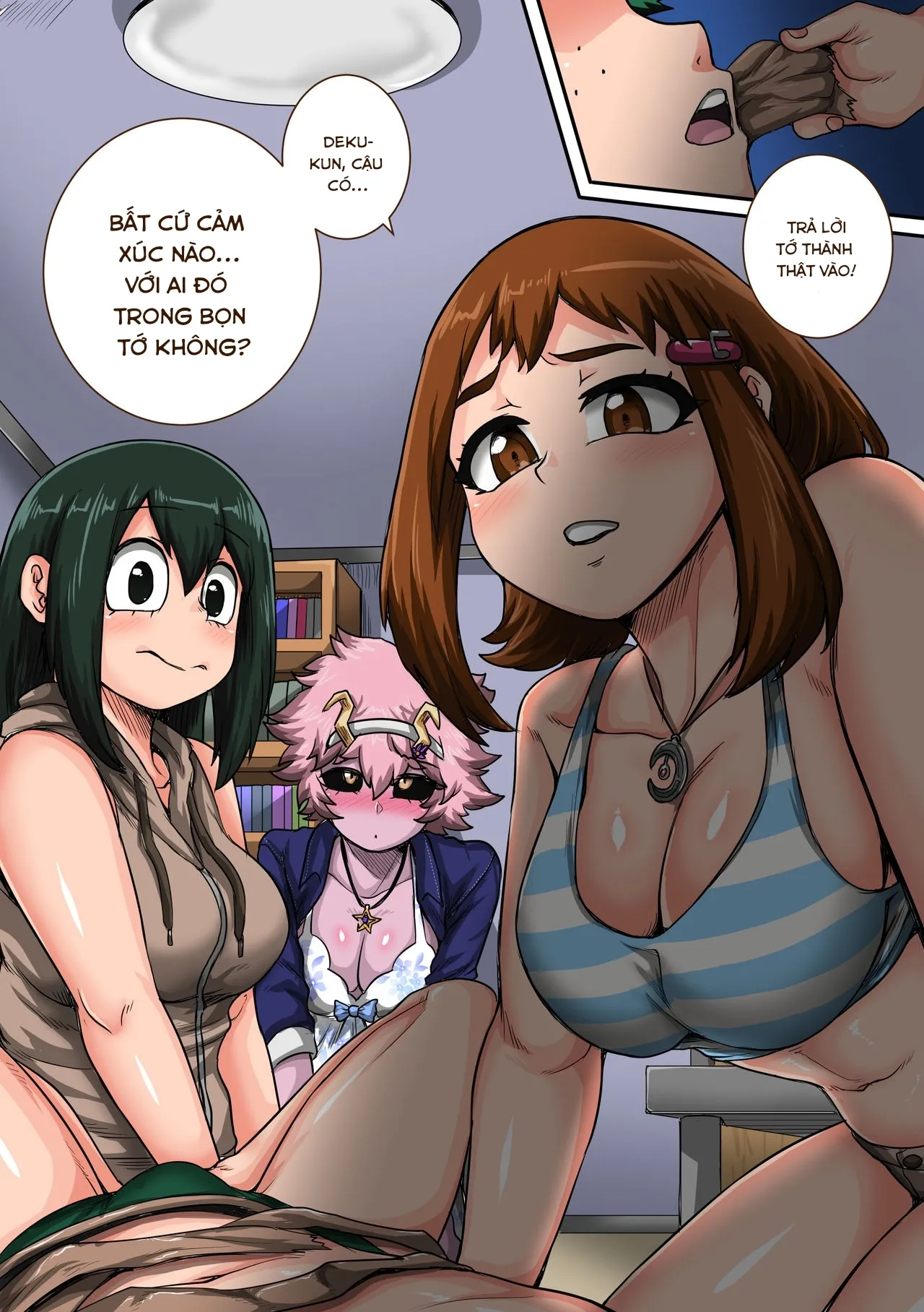 HentaiVN.net - Ảnh 10 - Boku no Harem Academia (Boku no Hero Academia) [Học viện Harem của tôi] - Chap 6.4: Lựa chọn khó khăn