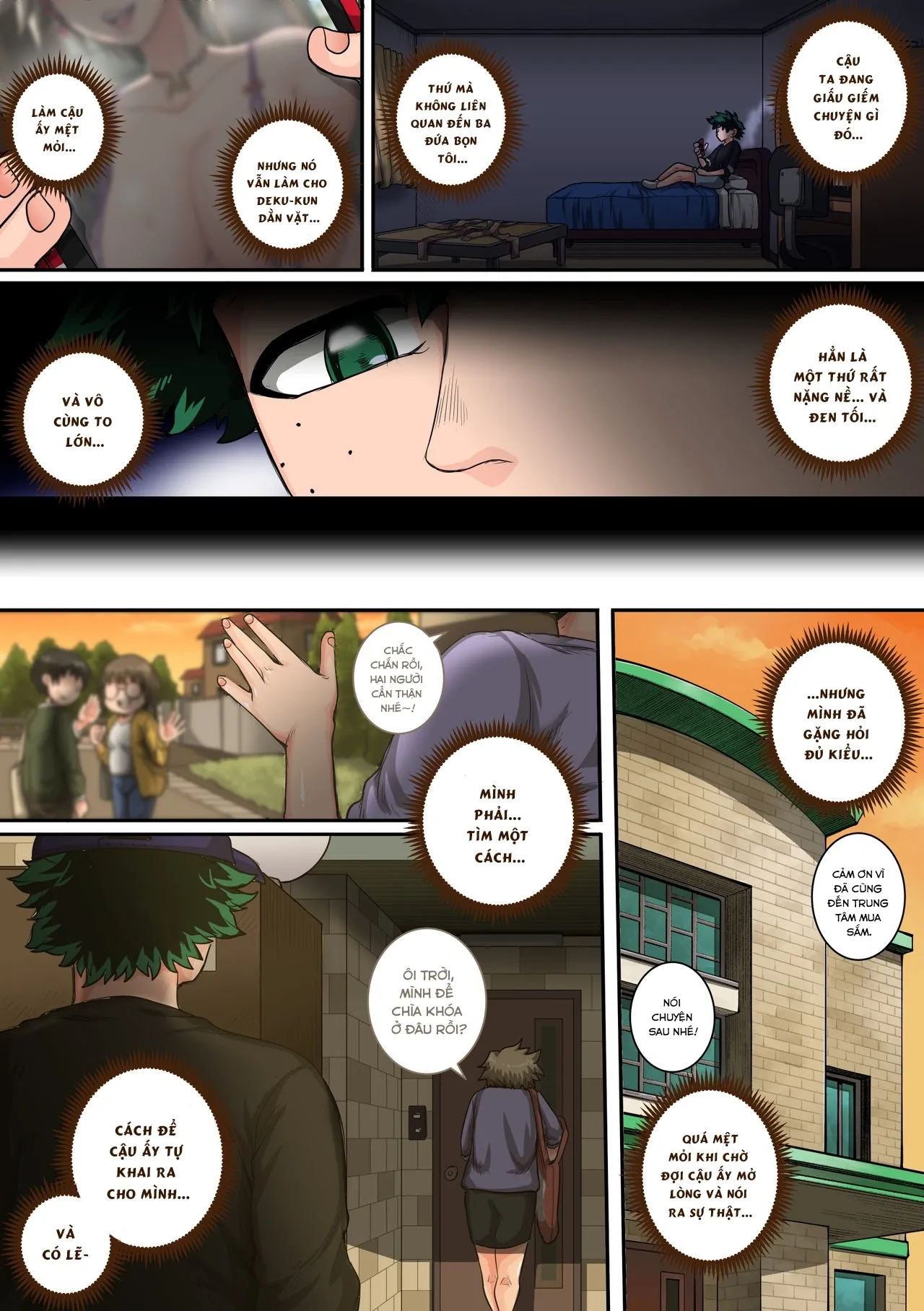 HentaiVN.net - Ảnh 14 - Boku no Harem Academia (Boku no Hero Academia) [Học viện Harem của tôi] - Chap 6.4: Lựa chọn khó khăn