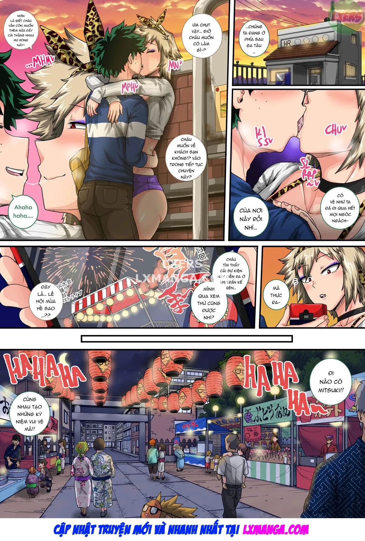 HentaiVN.net - Ảnh 18 - Boku no Harem Academia (Boku no Hero Academia) [Học viện Harem của tôi] - Chap 7.2