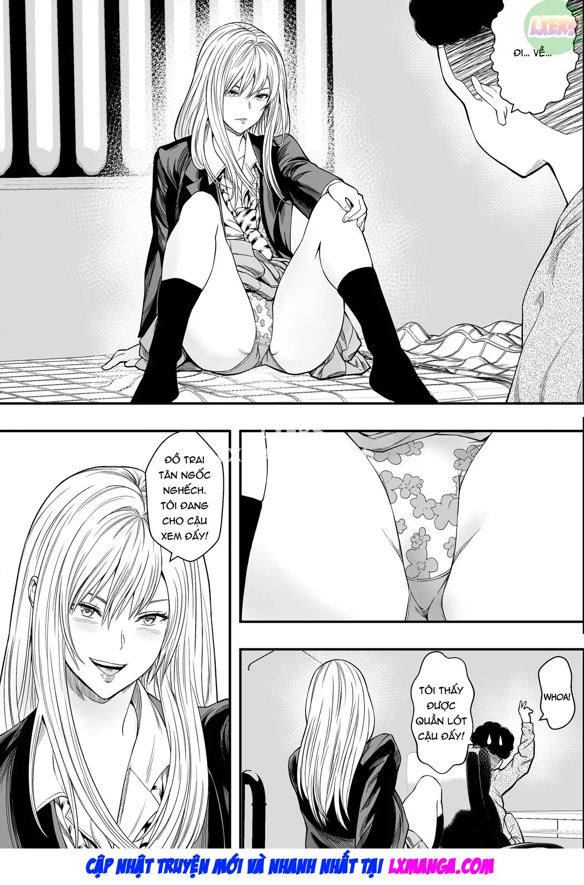 HentaiVN.net - Ảnh 11 - A Gyaru Harem Cures My Complex - Oneshot
