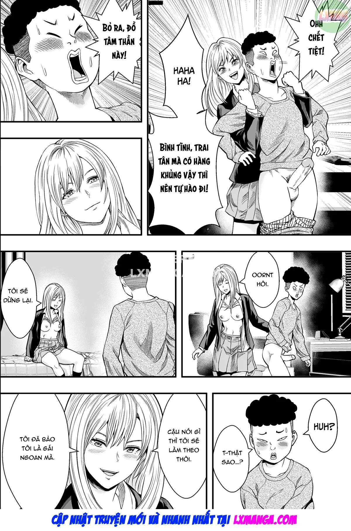 HentaiVN.net - Ảnh 14 - A Gyaru Harem Cures My Complex - Oneshot
