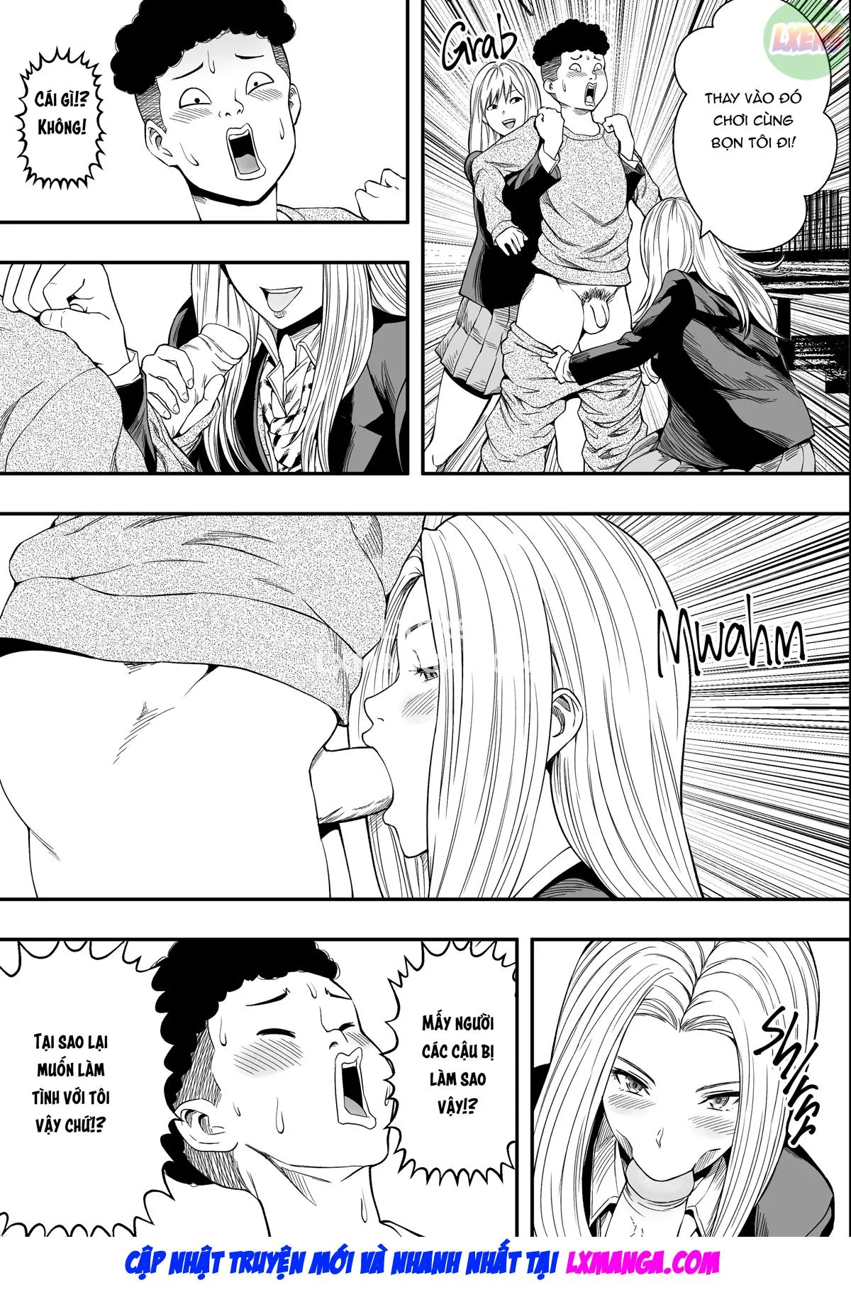 HentaiVN.net - Ảnh 29 - A Gyaru Harem Cures My Complex - Oneshot
