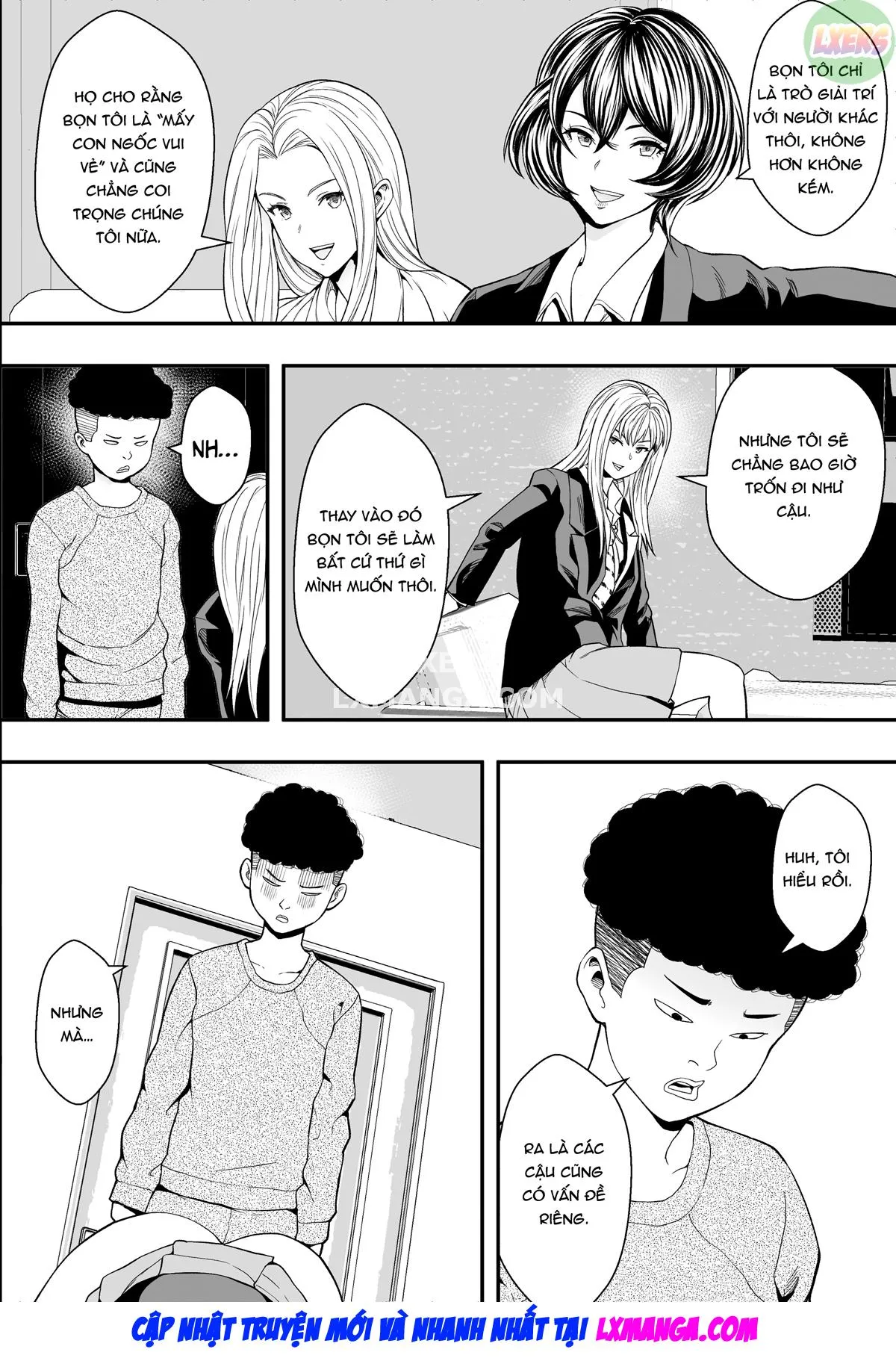 HentaiVN.net - Ảnh 42 - A Gyaru Harem Cures My Complex - Oneshot