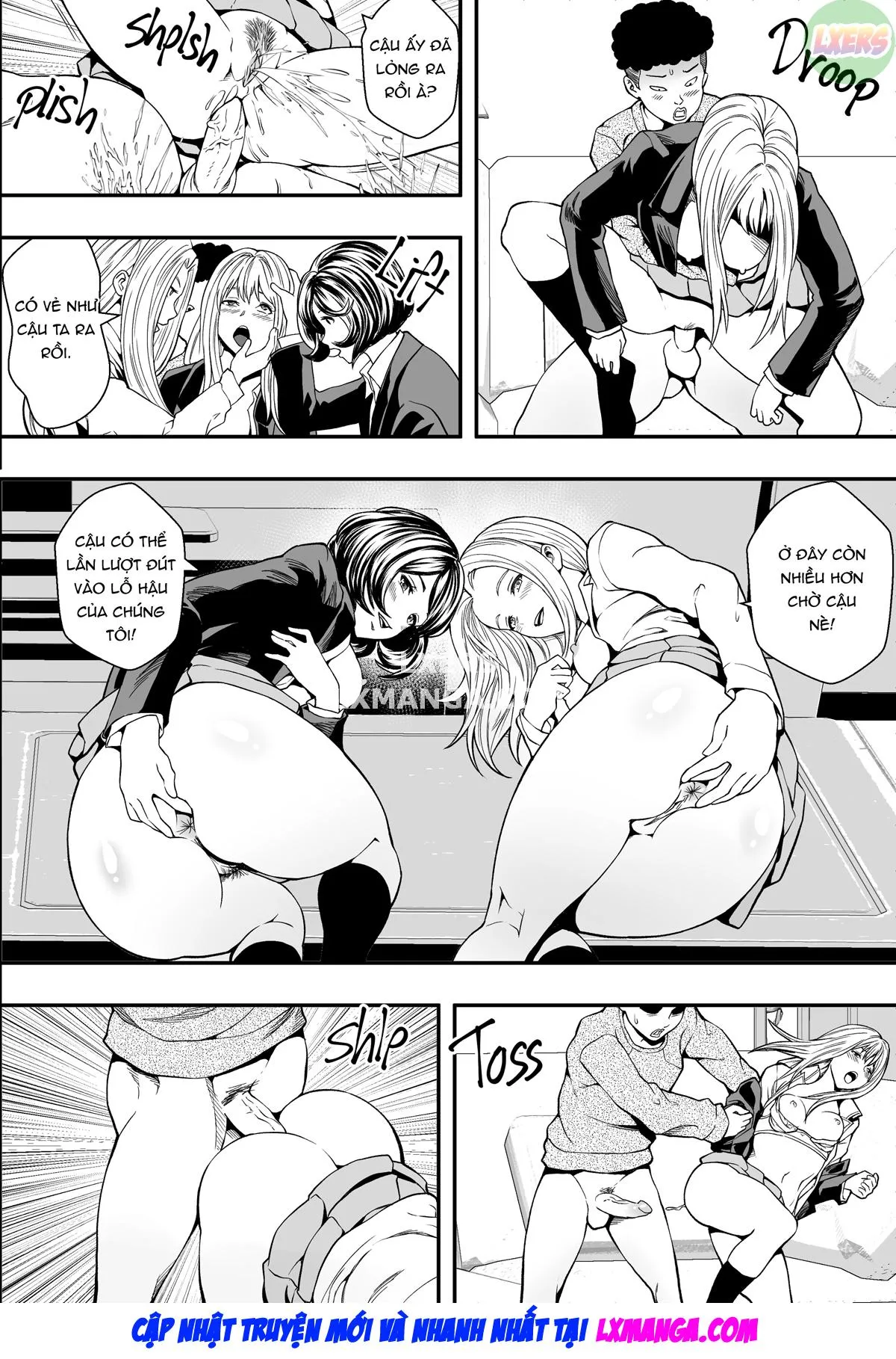 HentaiVN.net - Ảnh 48 - A Gyaru Harem Cures My Complex - Oneshot