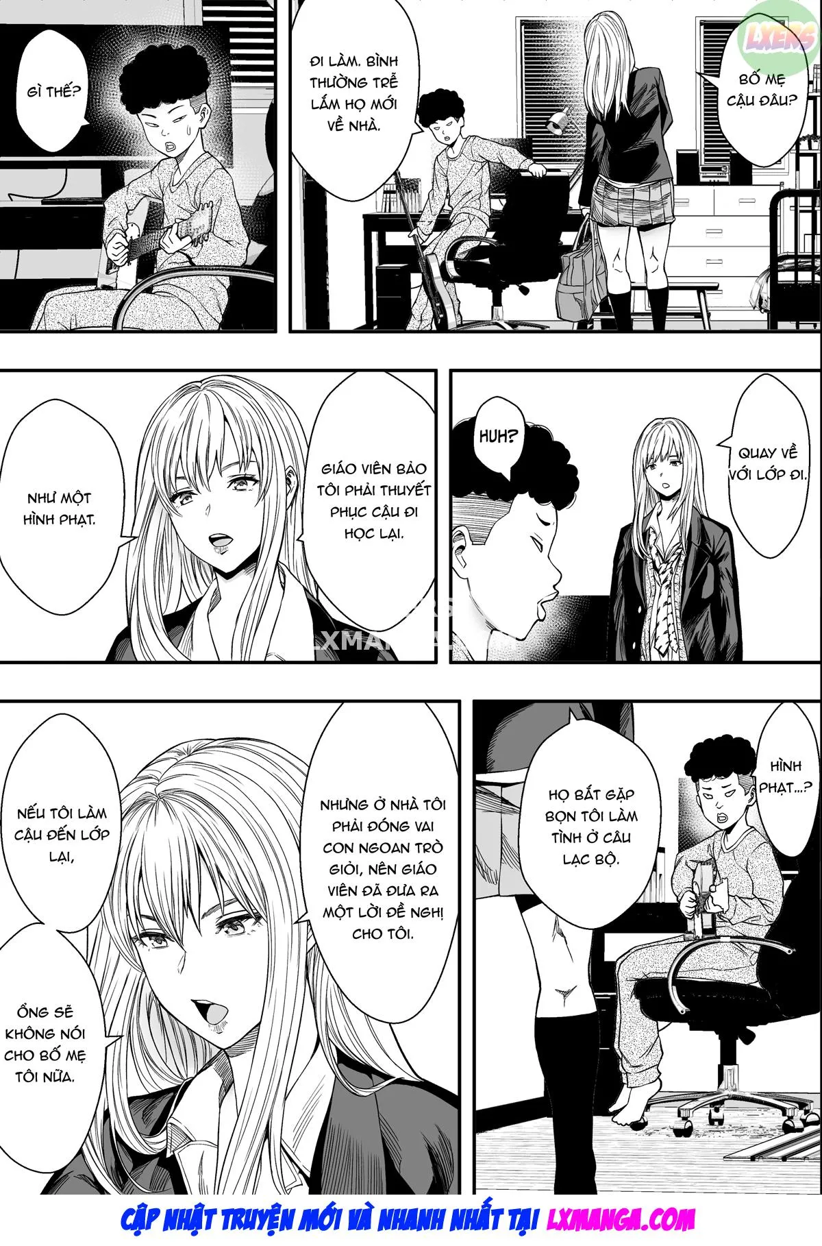 HentaiVN.net - Ảnh 7 - A Gyaru Harem Cures My Complex - Oneshot