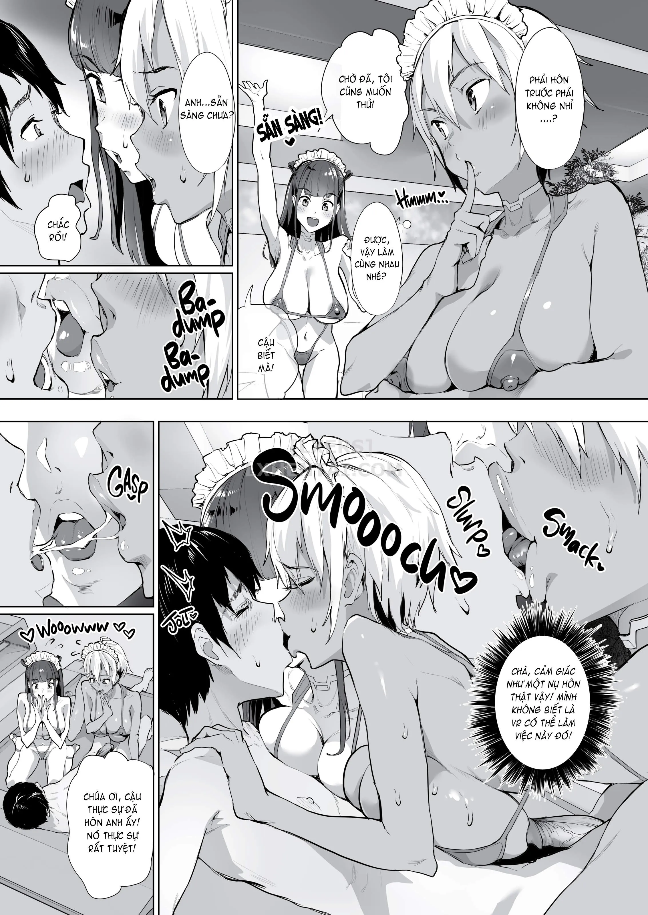 HentaiVN.net - Ảnh 17 - New Game+ With my Harem [Harem De NEWGAME+!! ~VR Eroge De Ittara Mirai Wa Harem Sekai Ni Natte Ita!? - New Game With My Harem!!] - Chap 1