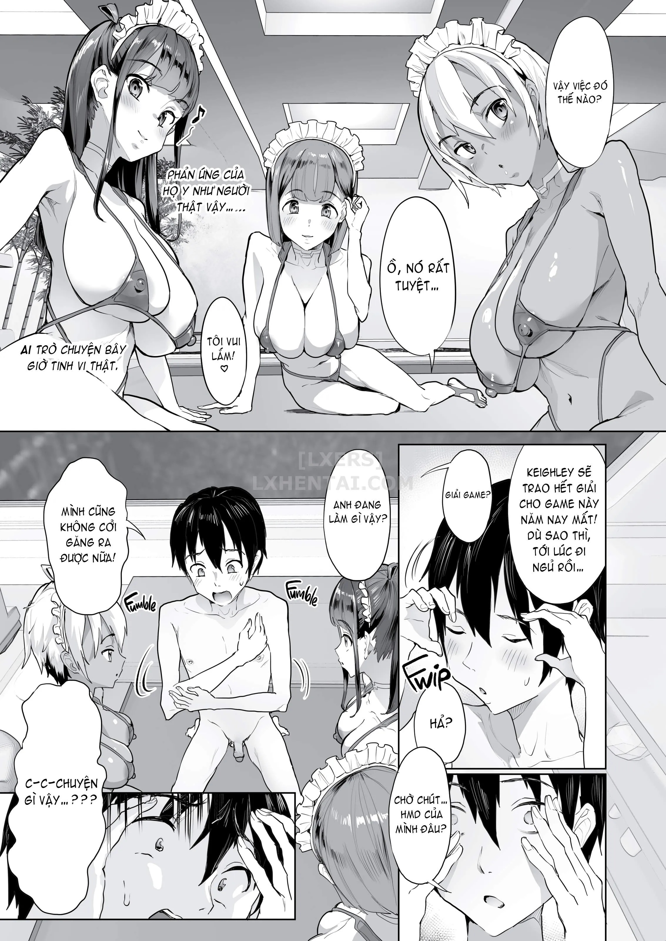 HentaiVN.net - Ảnh 41 - New Game+ With my Harem [Harem De NEWGAME+!! ~VR Eroge De Ittara Mirai Wa Harem Sekai Ni Natte Ita!? - New Game With My Harem!!] - Chap 1