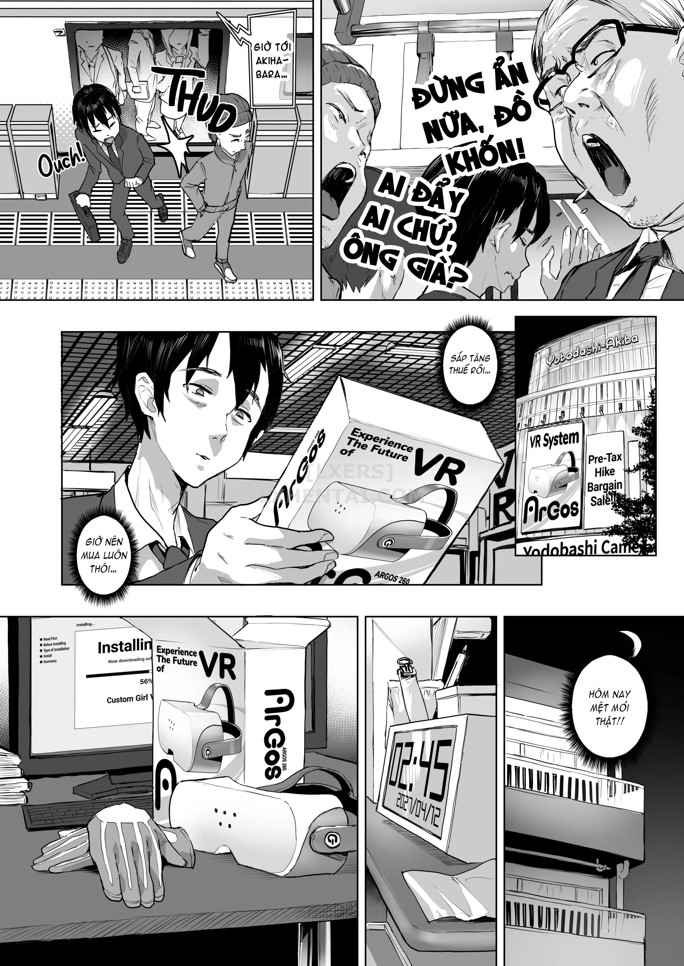 HentaiVN.net - Ảnh 6 - New Game+ With my Harem [Harem De NEWGAME+!! ~VR Eroge De Ittara Mirai Wa Harem Sekai Ni Natte Ita!? - New Game With My Harem!!] - Chap 1