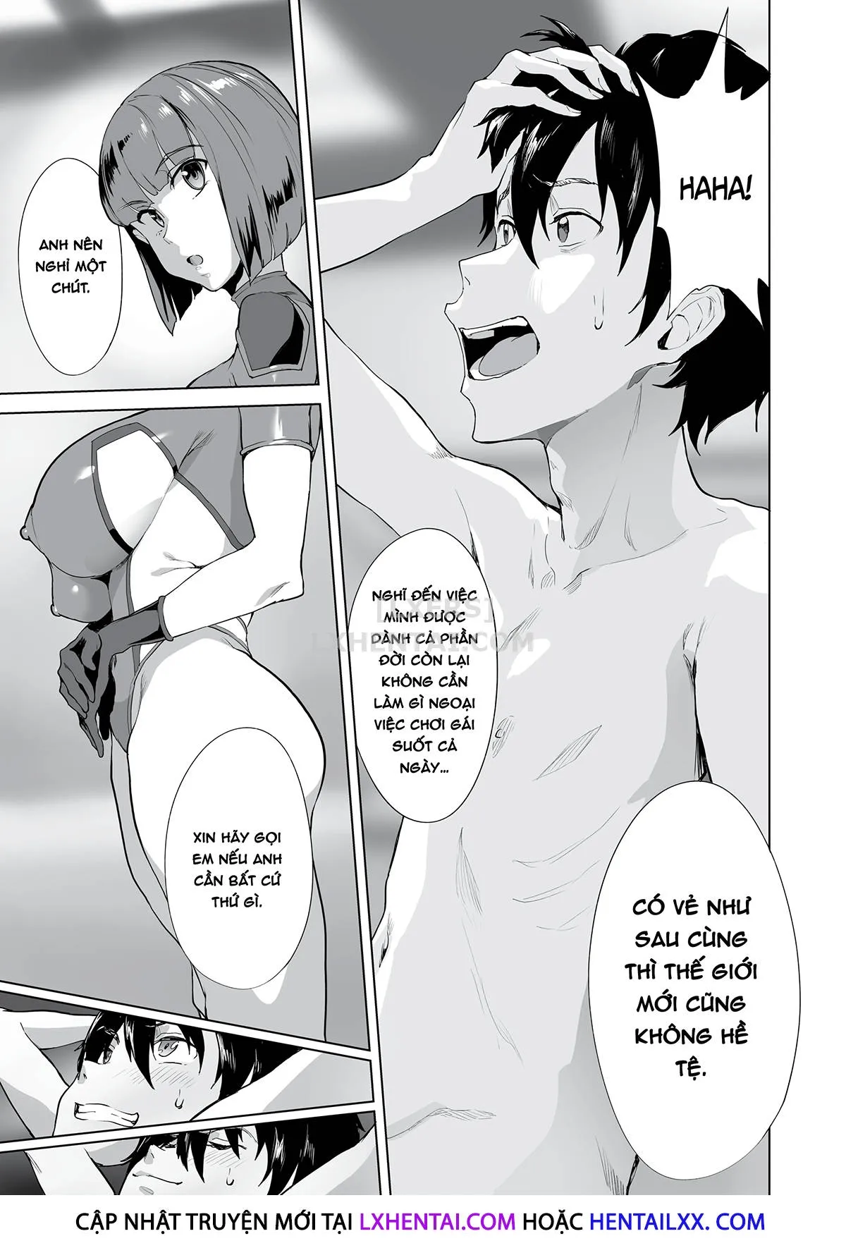 HentaiVN.net - Ảnh 8 - New Game+ With my Harem [Harem De NEWGAME+!! ~VR Eroge De Ittara Mirai Wa Harem Sekai Ni Natte Ita!? - New Game With My Harem!!] - Chap 2