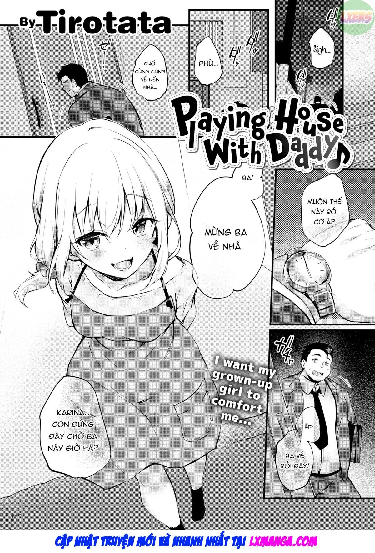 HentaiVN.net - Ảnh 4 - Playing House With Daddy - Oneshot