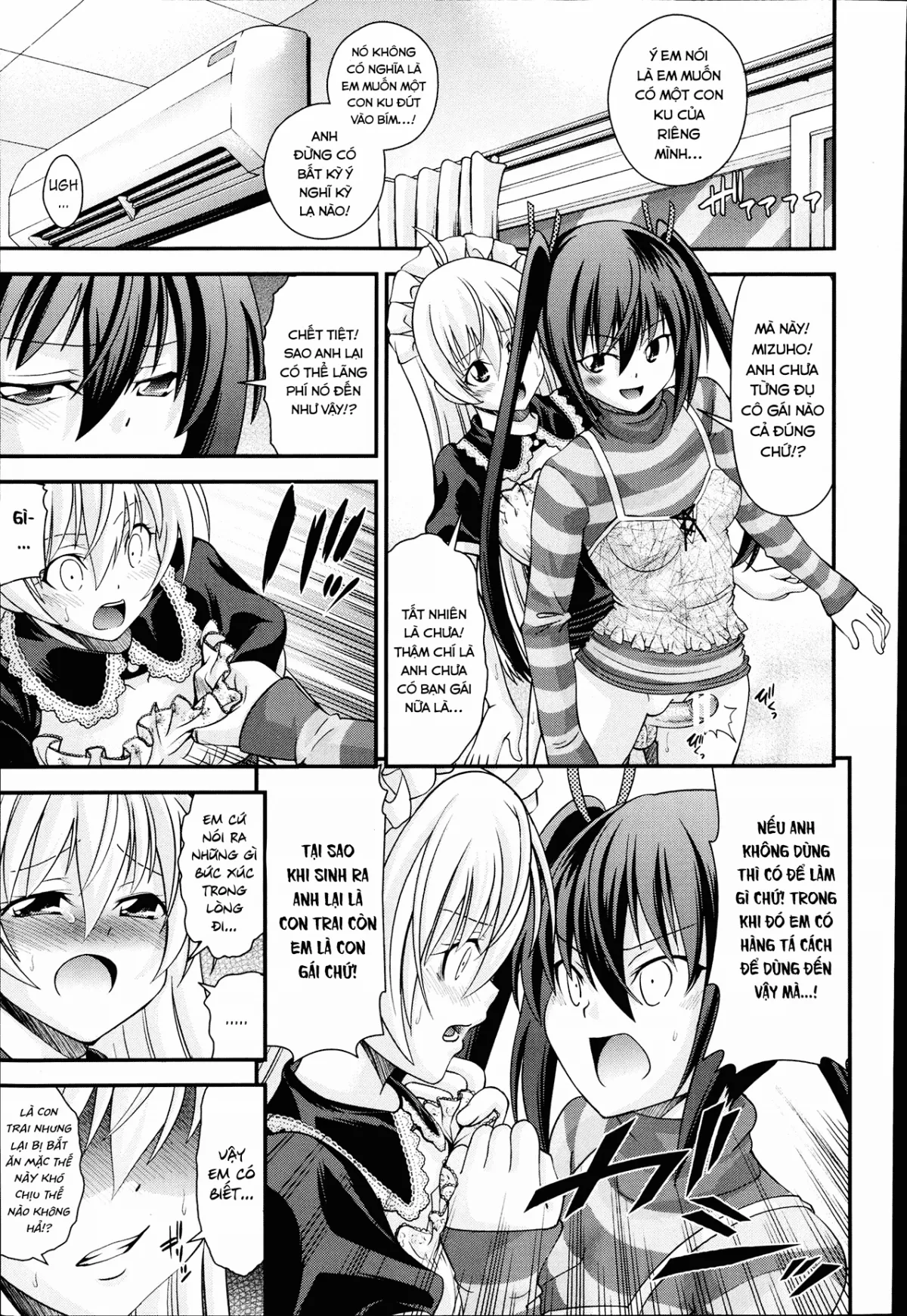 HentaiVN.net - Ảnh 14 - Hoán đổi với em gái - Chap 1