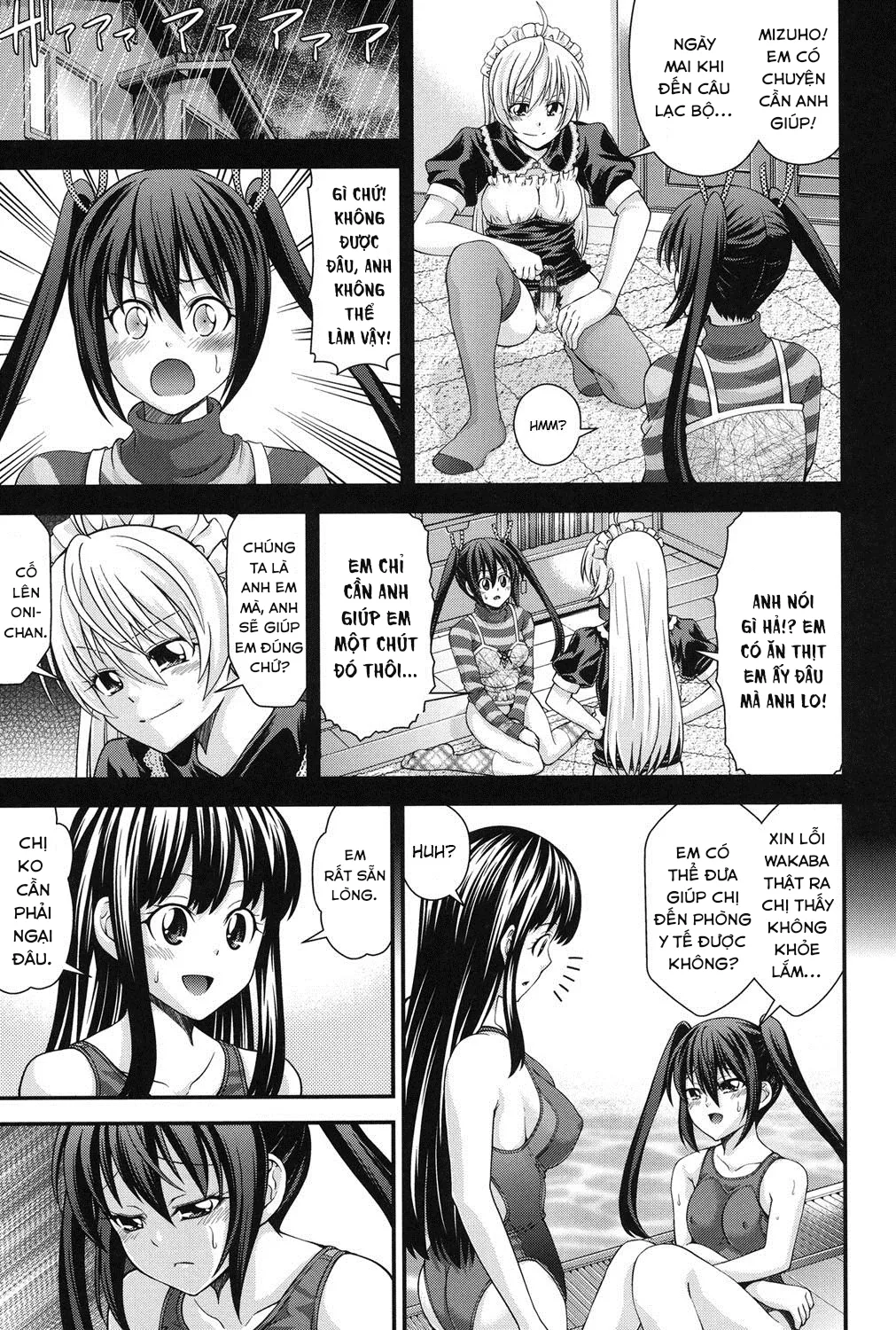 HentaiVN.net - Ảnh 3 - Hoán đổi với em gái - Chap 2