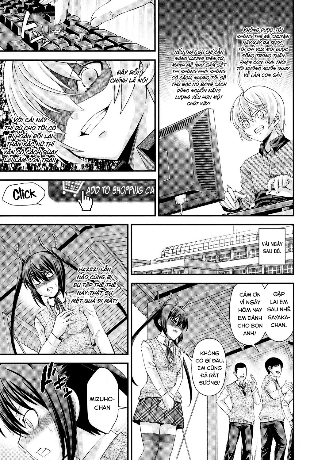HentaiVN.net - Ảnh 26 - Hoán đổi với em gái - Chap 5 END