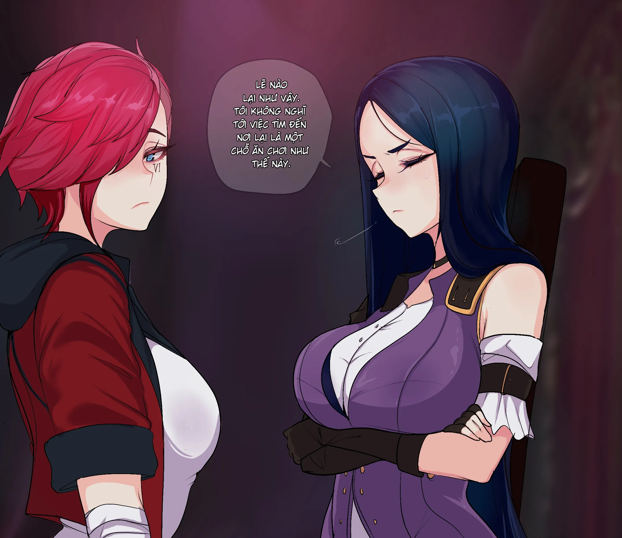 HentaiVN.net - Ảnh 3 - Tuyển tập những truyện Kim Toxic - Chap 4.1 - Vi và Caitlyn