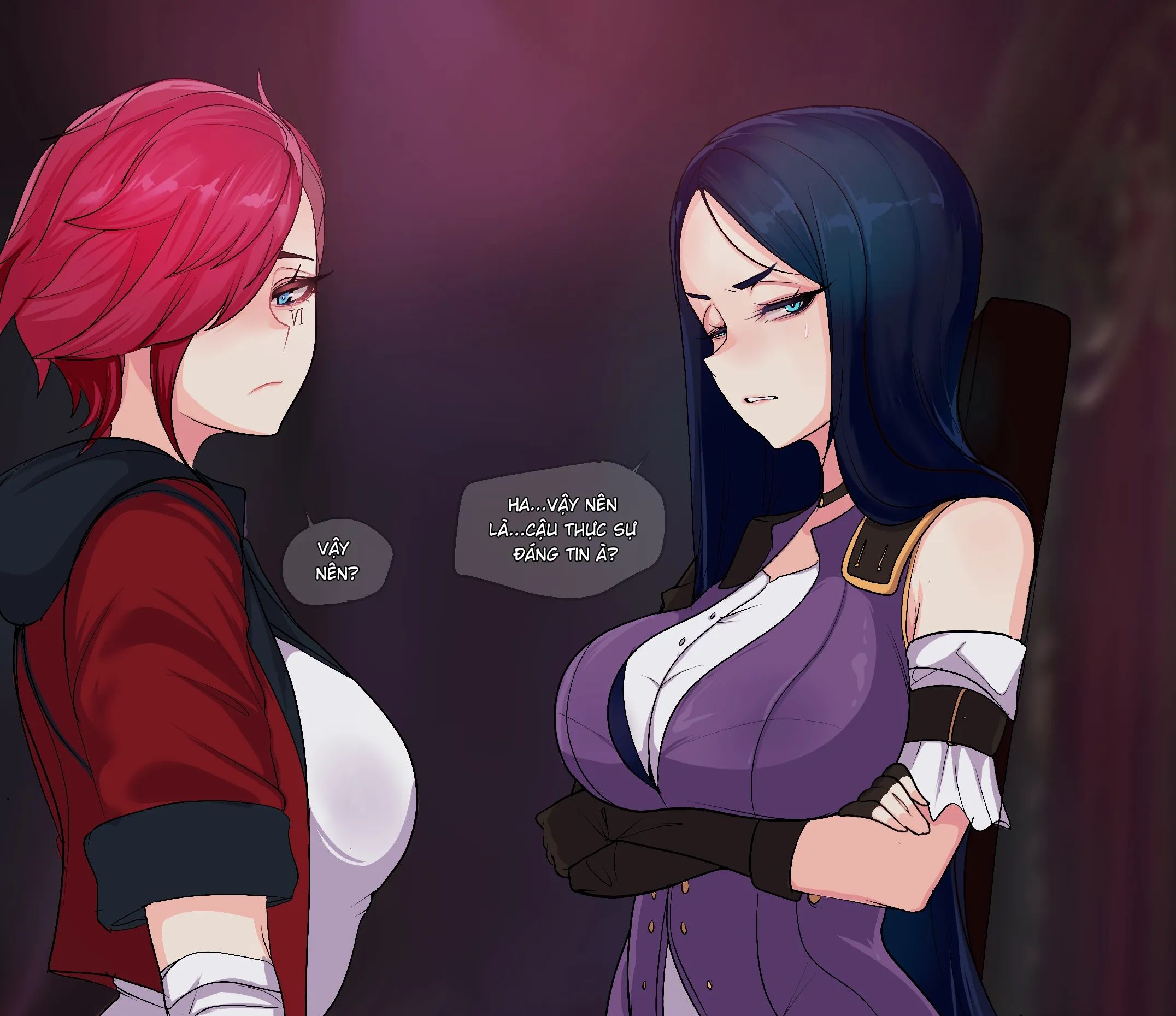 HentaiVN.net - Ảnh 4 - Tuyển tập những truyện Kim Toxic - Chap 4.1 - Vi và Caitlyn
