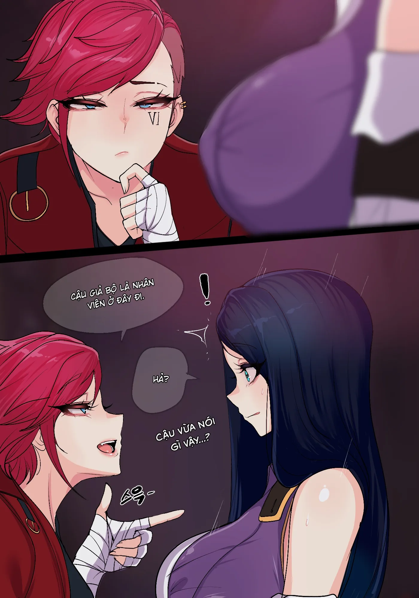 HentaiVN.net - Ảnh 8 - Tuyển tập những truyện Kim Toxic - Chap 4.1 - Vi và Caitlyn
