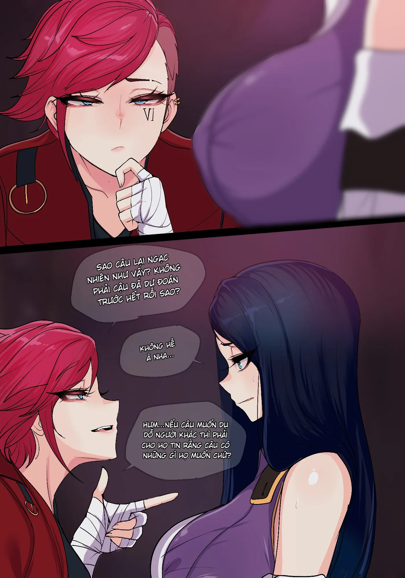 HentaiVN.net - Ảnh 9 - Tuyển tập những truyện Kim Toxic - Chap 4.1 - Vi và Caitlyn
