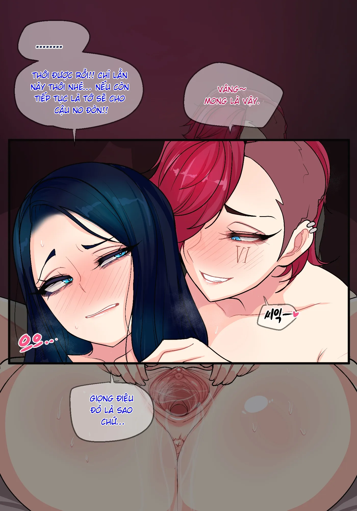 HentaiVN.net - Ảnh 5 - Tuyển tập những truyện Kim Toxic - Chap 4.2 - Vi và Caitlyn