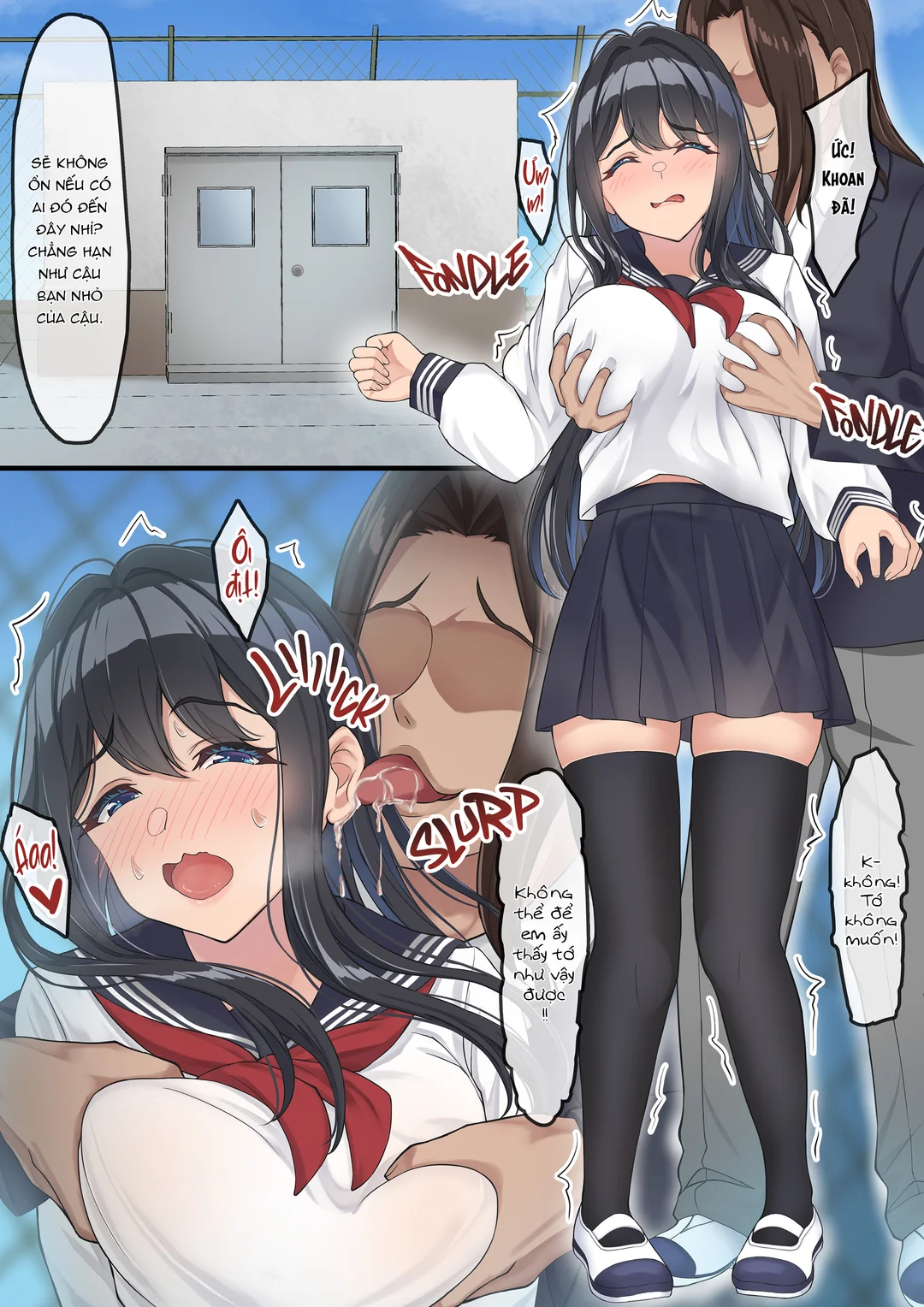 HentaiVN.net - Ảnh 7 - Tôi chỉ có thể đứng nhìn… - Part 2-END