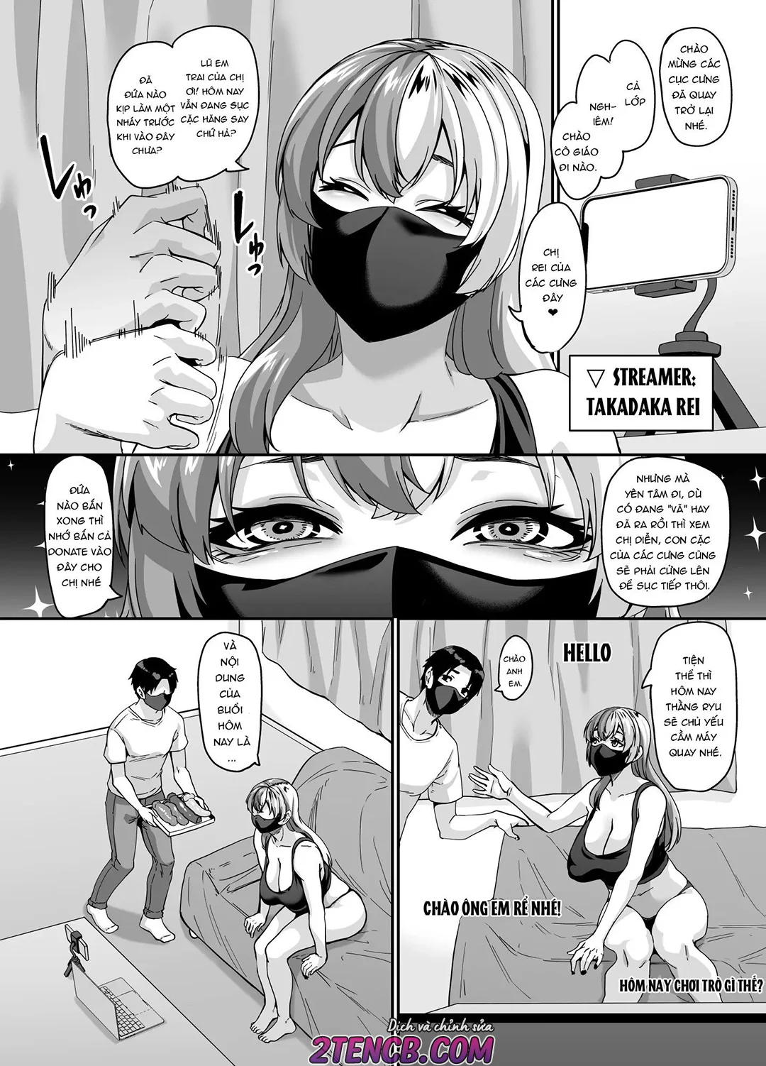 HentaiVN.net - Ảnh 6 - Buổi livestream sex của chị gái - Ch. 2