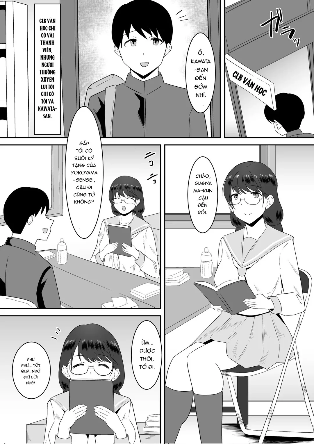 HentaiVN.net - Ảnh 3 - Cô Nàng Kính Cận Văn Chương Tôi Từng Thầm Yêu - Oneshot