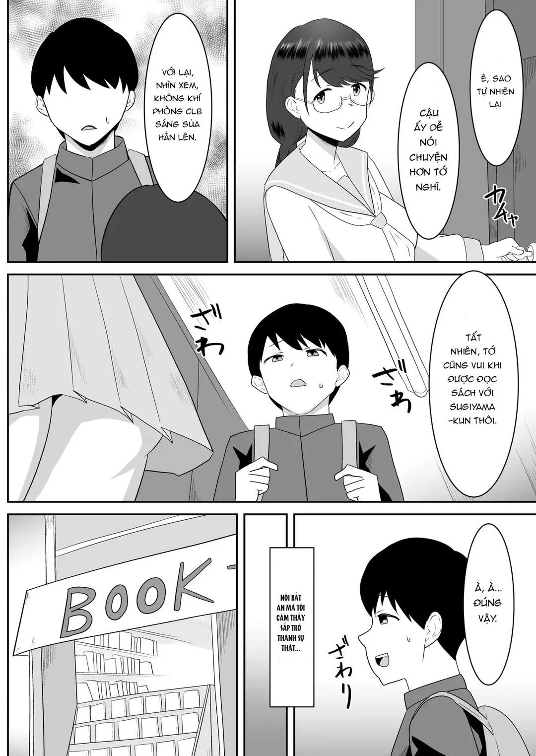 HentaiVN.net - Ảnh 8 - Cô Nàng Kính Cận Văn Chương Tôi Từng Thầm Yêu - Oneshot