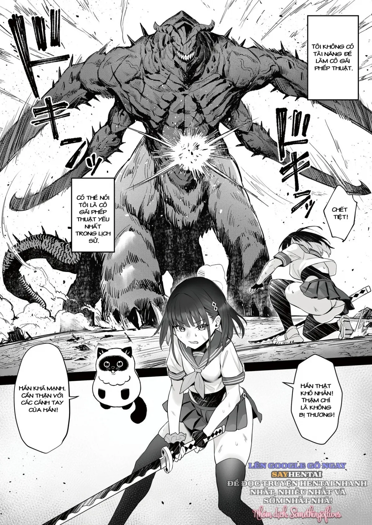 HentaiVN.net - Ảnh 3 - Câu chuyện công việc của cựu cô gái phép thuật [Moto Mahou Shoujo no Shigoto Banashi Ao] - Oneshot