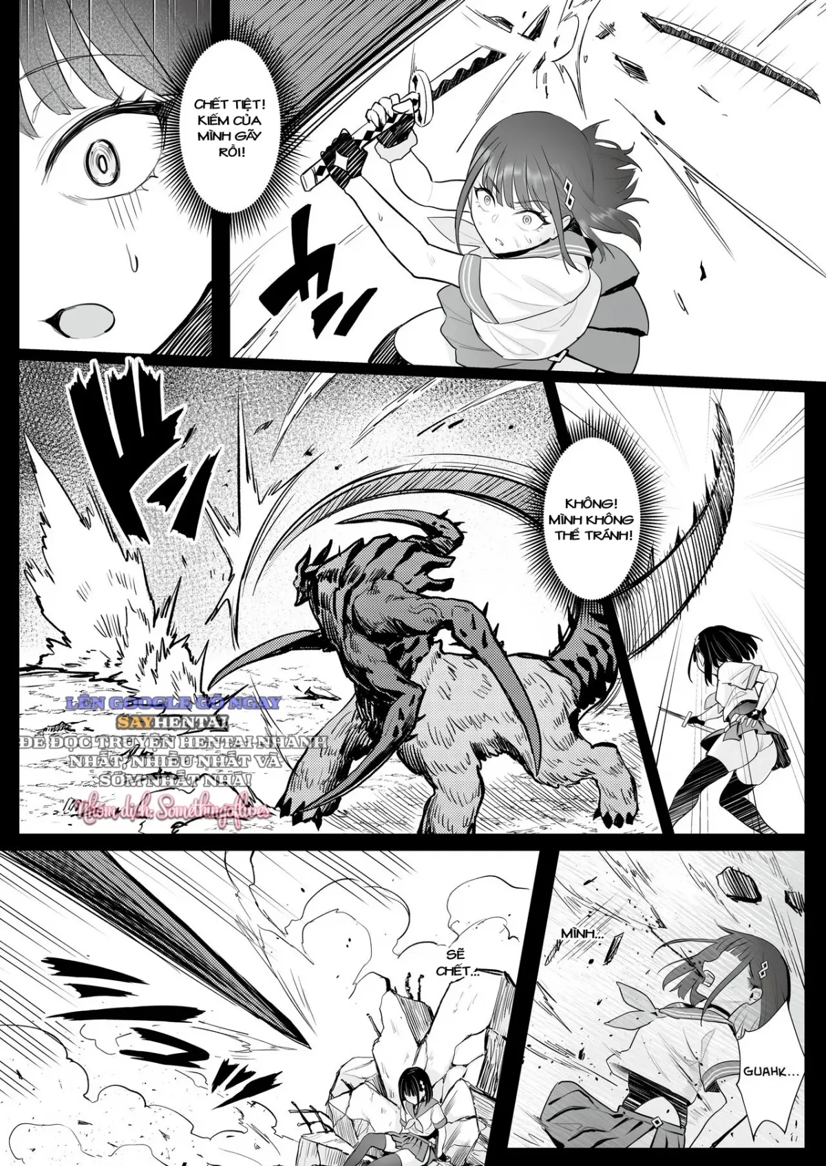 HentaiVN.net - Ảnh 5 - Câu chuyện công việc của cựu cô gái phép thuật [Moto Mahou Shoujo no Shigoto Banashi Ao] - Oneshot