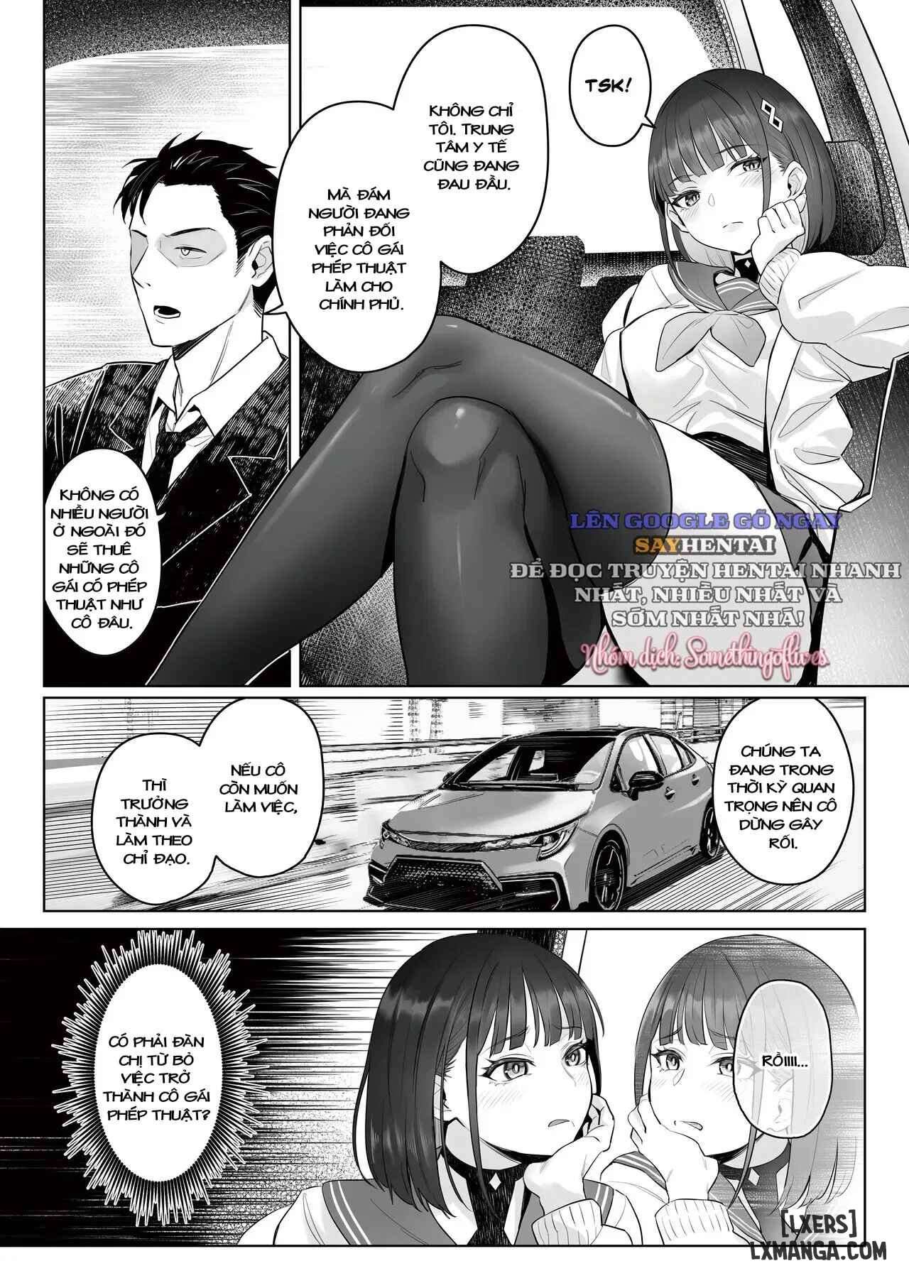 HentaiVN.net - Ảnh 10 - Câu chuyện công việc của cựu cô gái phép thuật [Moto Mahou Shoujo no Shigoto Banashi Ao] - Chap 1