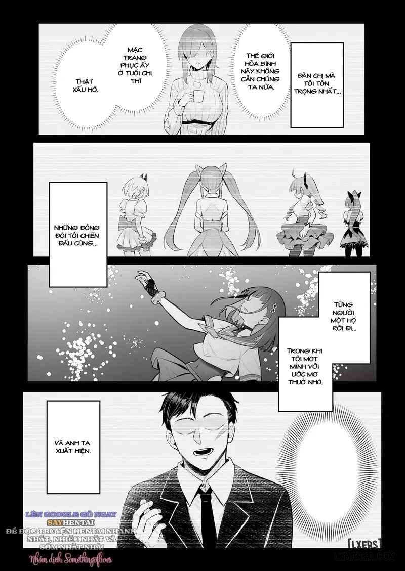 HentaiVN.net - Ảnh 11 - Câu chuyện công việc của cựu cô gái phép thuật [Moto Mahou Shoujo no Shigoto Banashi Ao] - Chap 1