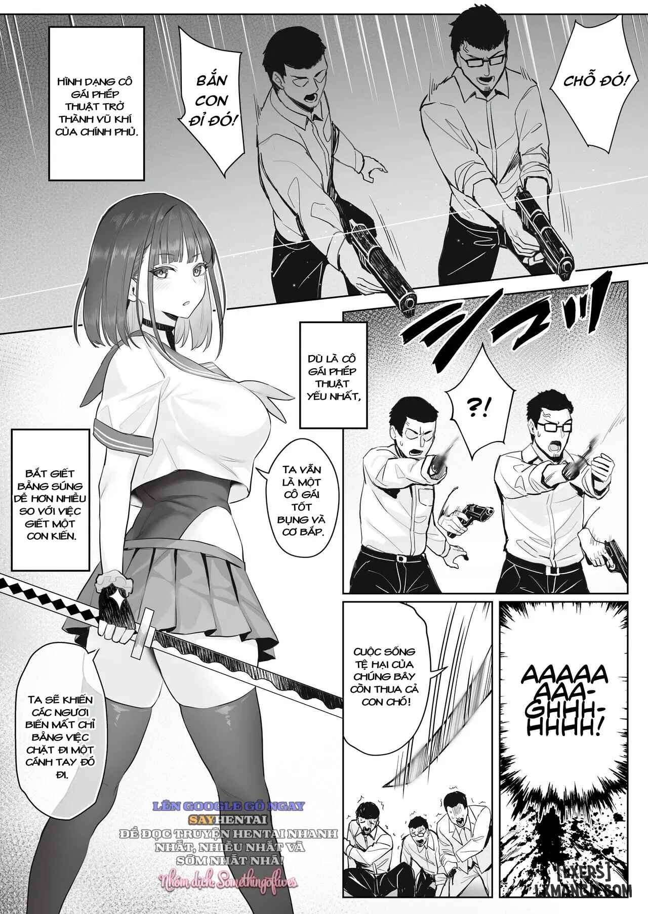 HentaiVN.net - Ảnh 8 - Câu chuyện công việc của cựu cô gái phép thuật [Moto Mahou Shoujo no Shigoto Banashi Ao] - Chap 1
