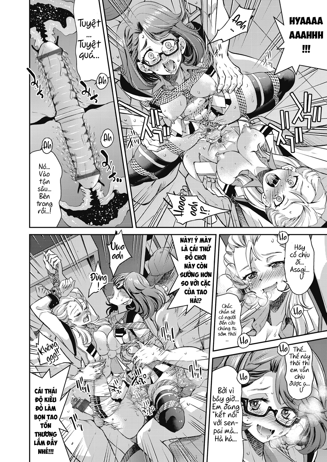 HentaiVN.net - Ảnh 19 - Yousei Sentai Actliver - ACT.1: Chấn động! Kẻ thù bỗng nhiên trở thành một tổ chức dâm dục!?
