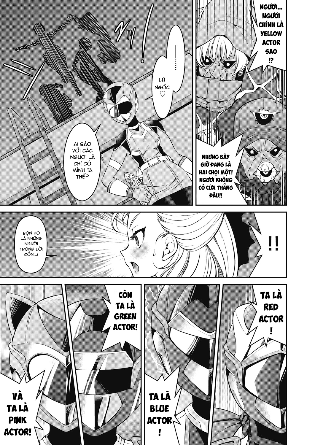 HentaiVN.net - Ảnh 28 - Yousei Sentai Actliver - ACT.1: Chấn động! Kẻ thù bỗng nhiên trở thành một tổ chức dâm dục!?