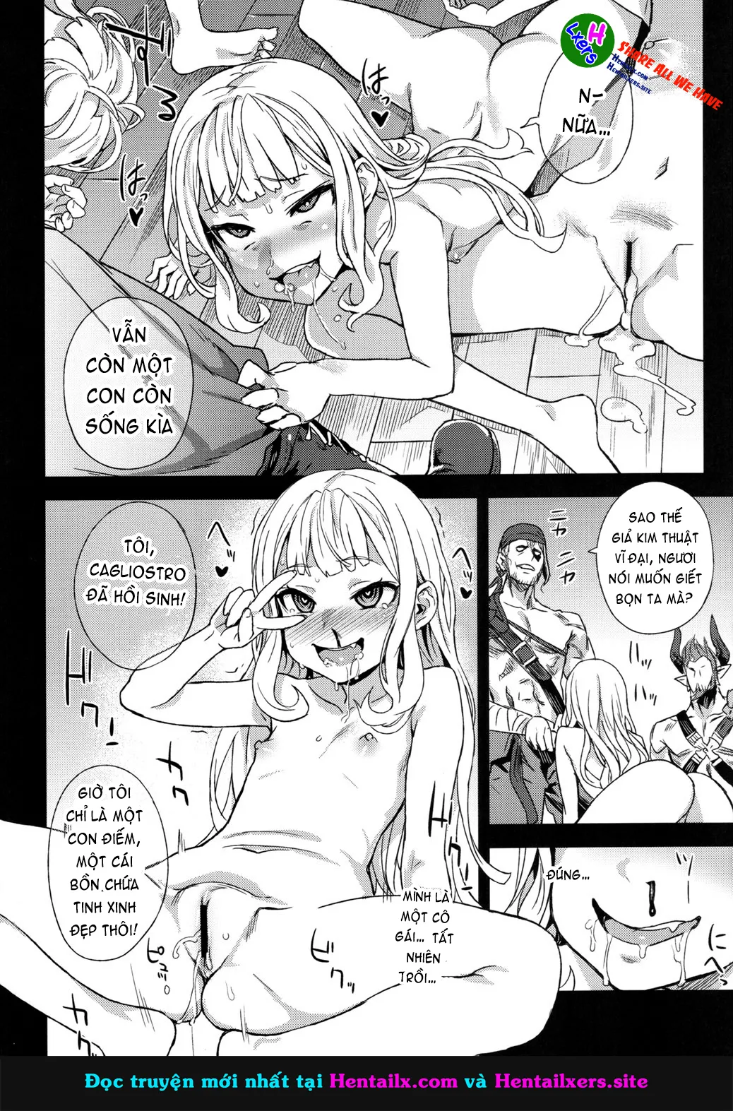 HentaiVN.net - Ảnh 24 - Victim Girls 20 (Granblue Fantasy) [Victim Girls 20 THE COLLAPSE OF CAGLIOSTRO] - Oneshot