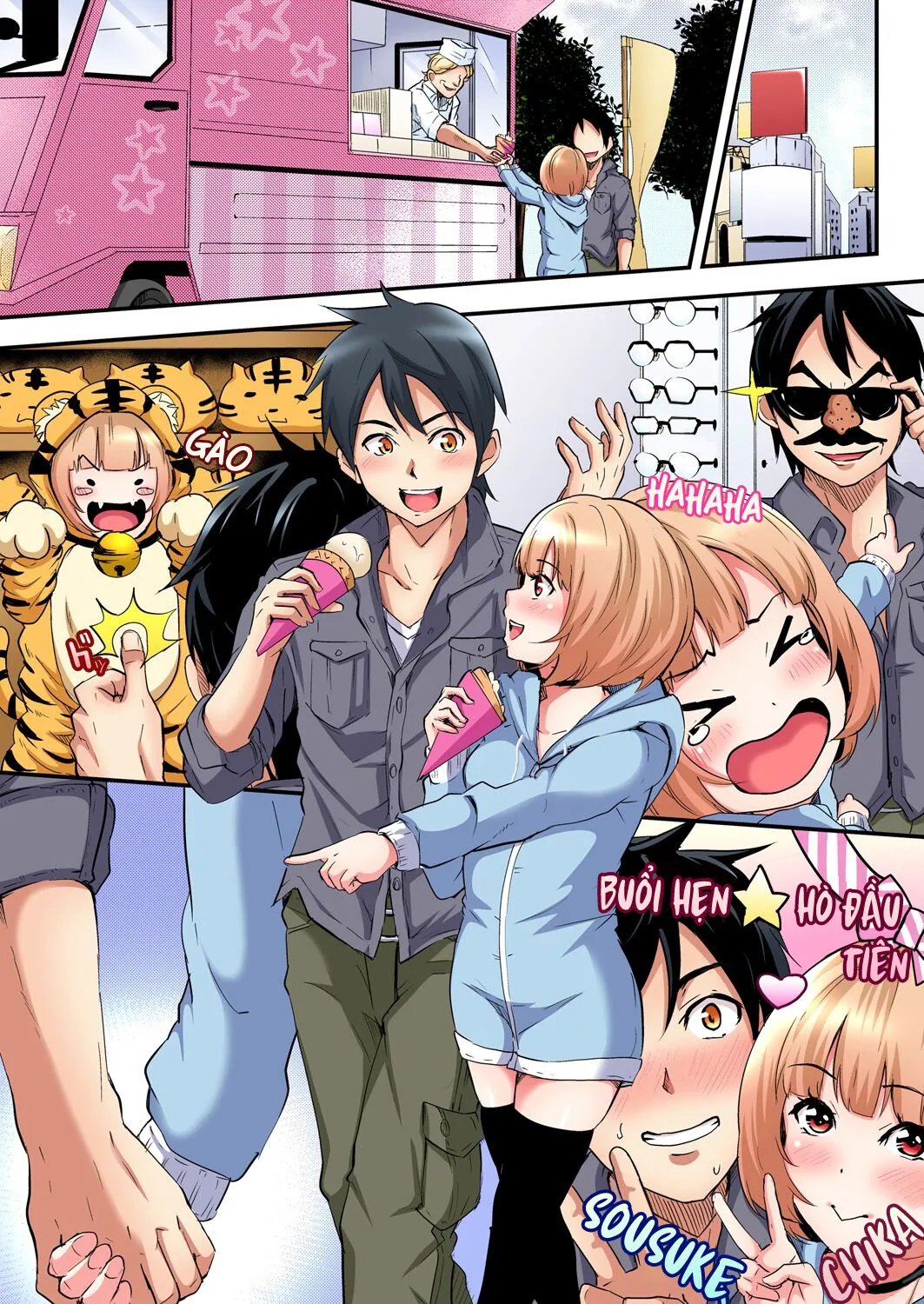 HentaiVN.net - Ảnh 9 - Bà Mẹ Teen Và Các Tư Thế SEX [ギャルママとパコパコSEX～人妻の超絶テクにマジイキ絶頂！] - Chap 3: Hội bà mẹ bỉm sữa Chika-chan (1)