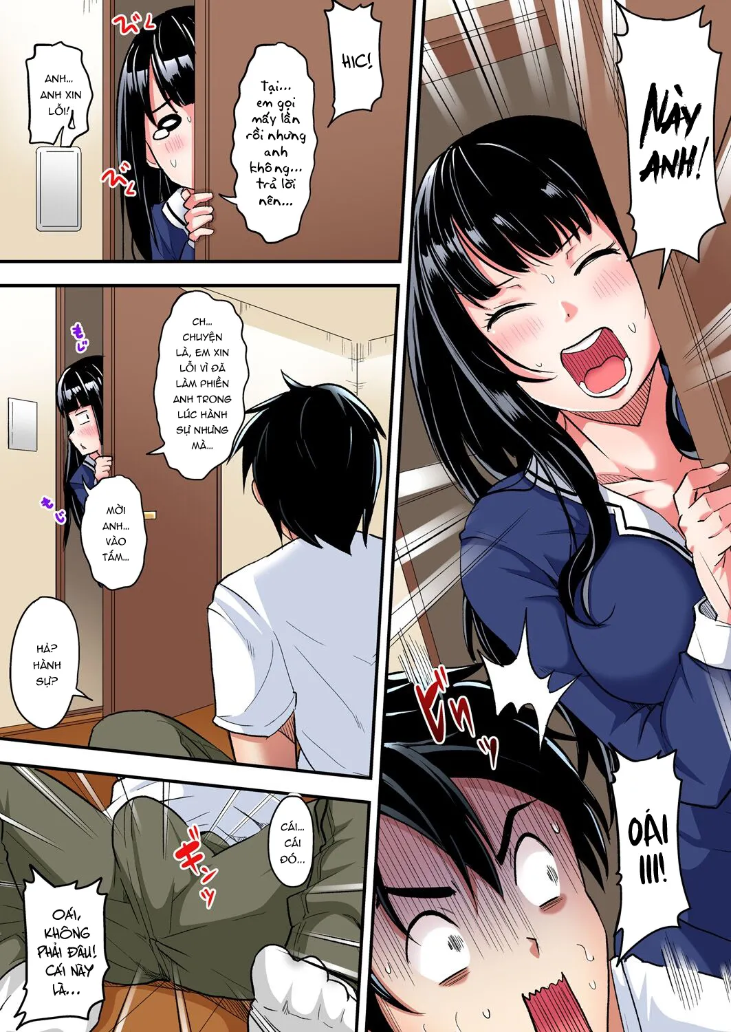 HentaiVN.net - Ảnh 9 - Bà Mẹ Teen Và Các Tư Thế SEX [ギャルママとパコパコSEX～人妻の超絶テクにマジイキ絶頂！] - Chap 5: Trả vợ cho anh họ rồi nè.