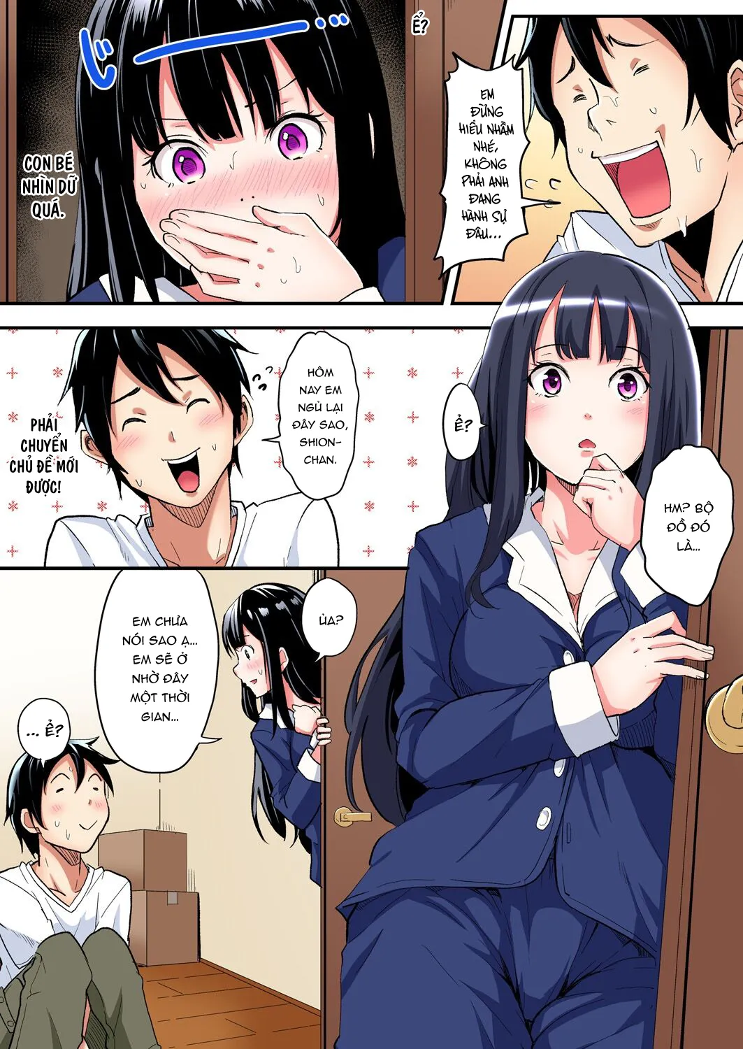 HentaiVN.net - Ảnh 10 - Bà Mẹ Teen Và Các Tư Thế SEX [ギャルママとパコパコSEX～人妻の超絶テクにマジイキ絶頂！] - Chap 5: Trả vợ cho anh họ rồi nè.