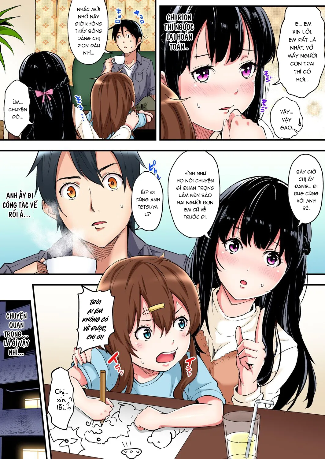 HentaiVN.net - Ảnh 3 - Bà Mẹ Teen Và Các Tư Thế SEX [ギャルママとパコパコSEX～人妻の超絶テクにマジイキ絶頂！] - Chap 5: Trả vợ cho anh họ rồi nè.